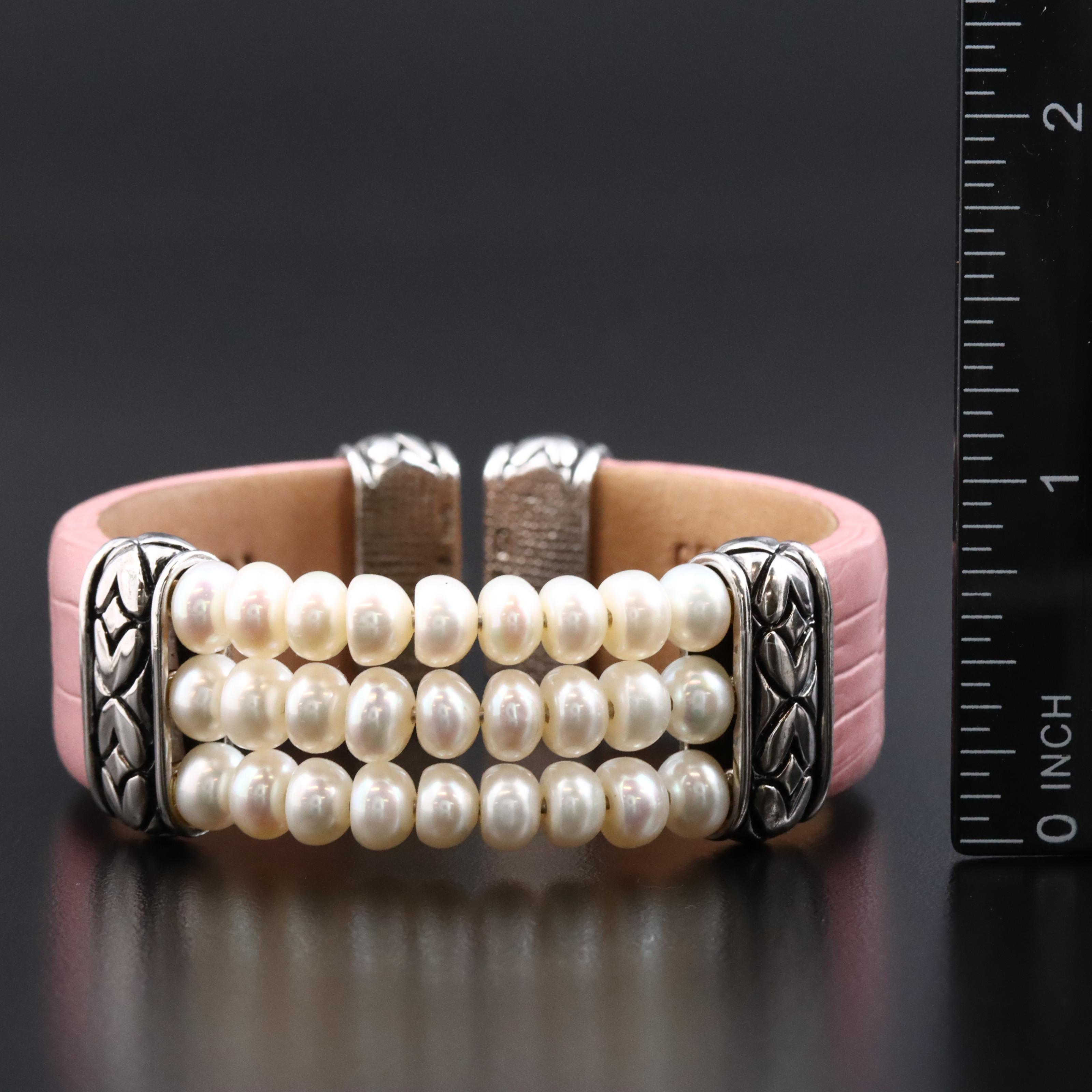 Honora Sterling Pearl Necklace and Bracelet with Sterling Cross Pendant