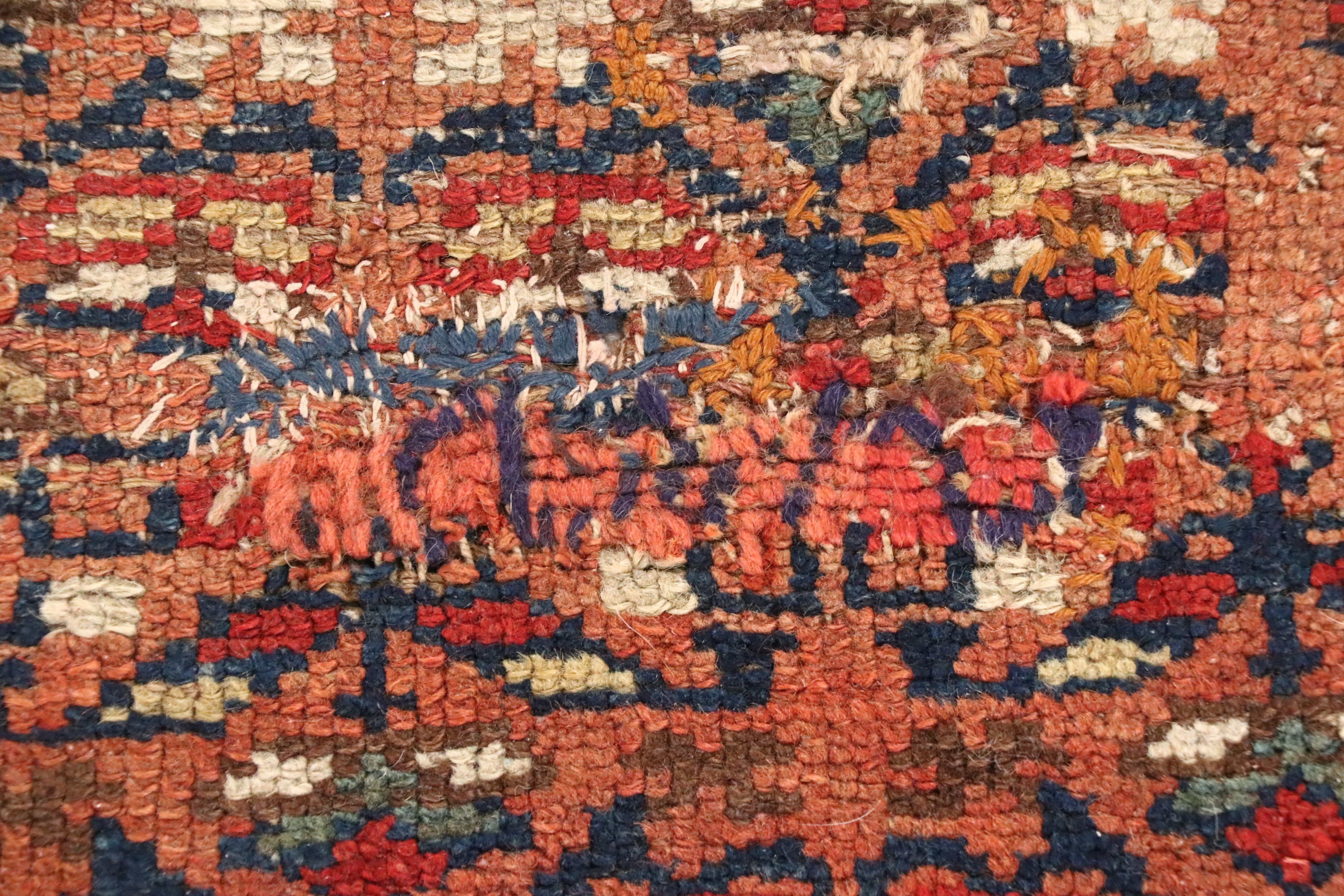 3'9 x 8'1 Hand-Knotted Caucasian Baku Style Long Rug