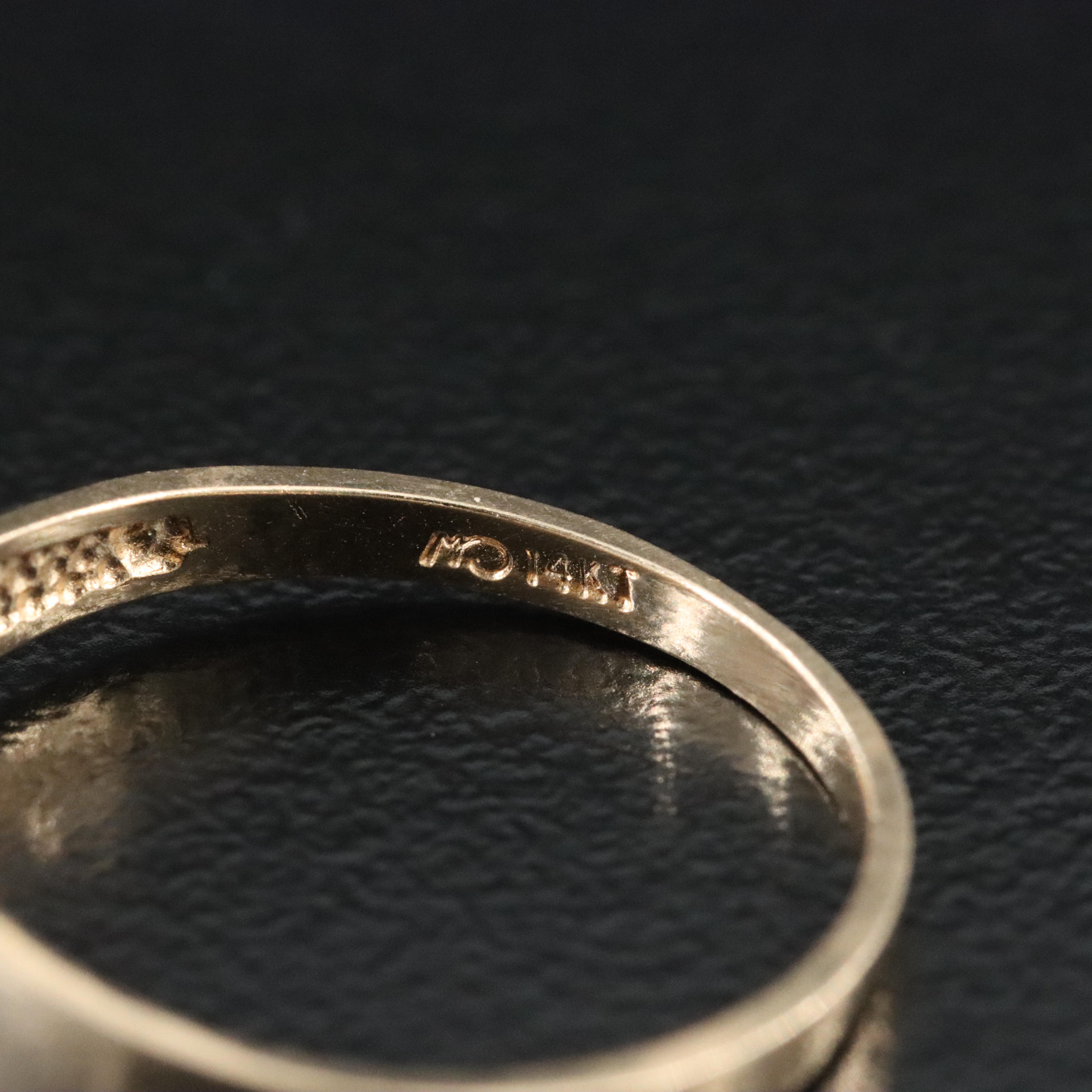 14K Sapphire and Diamond Ring