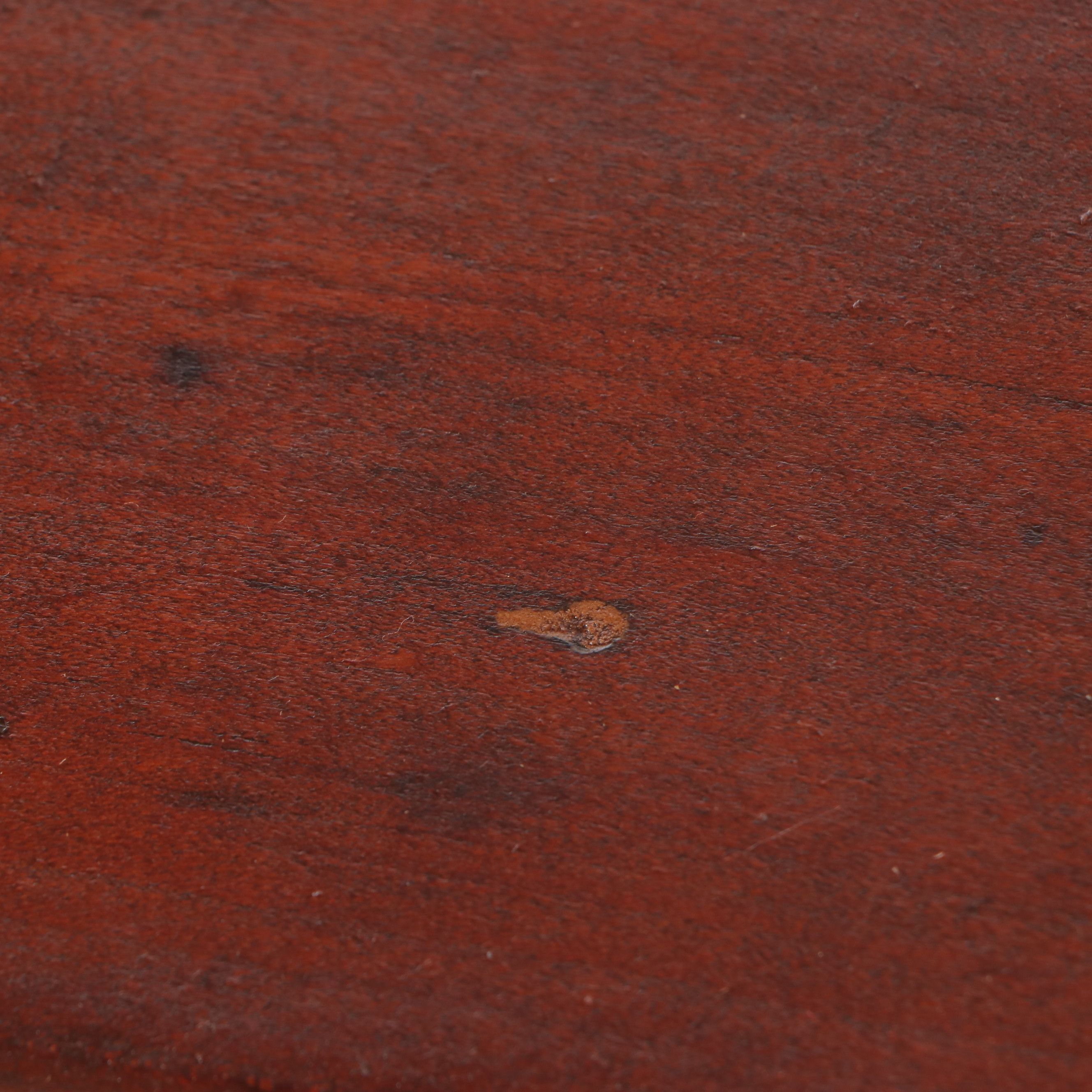 Country Sheraton Style Cherry Finish Single Drawer Table