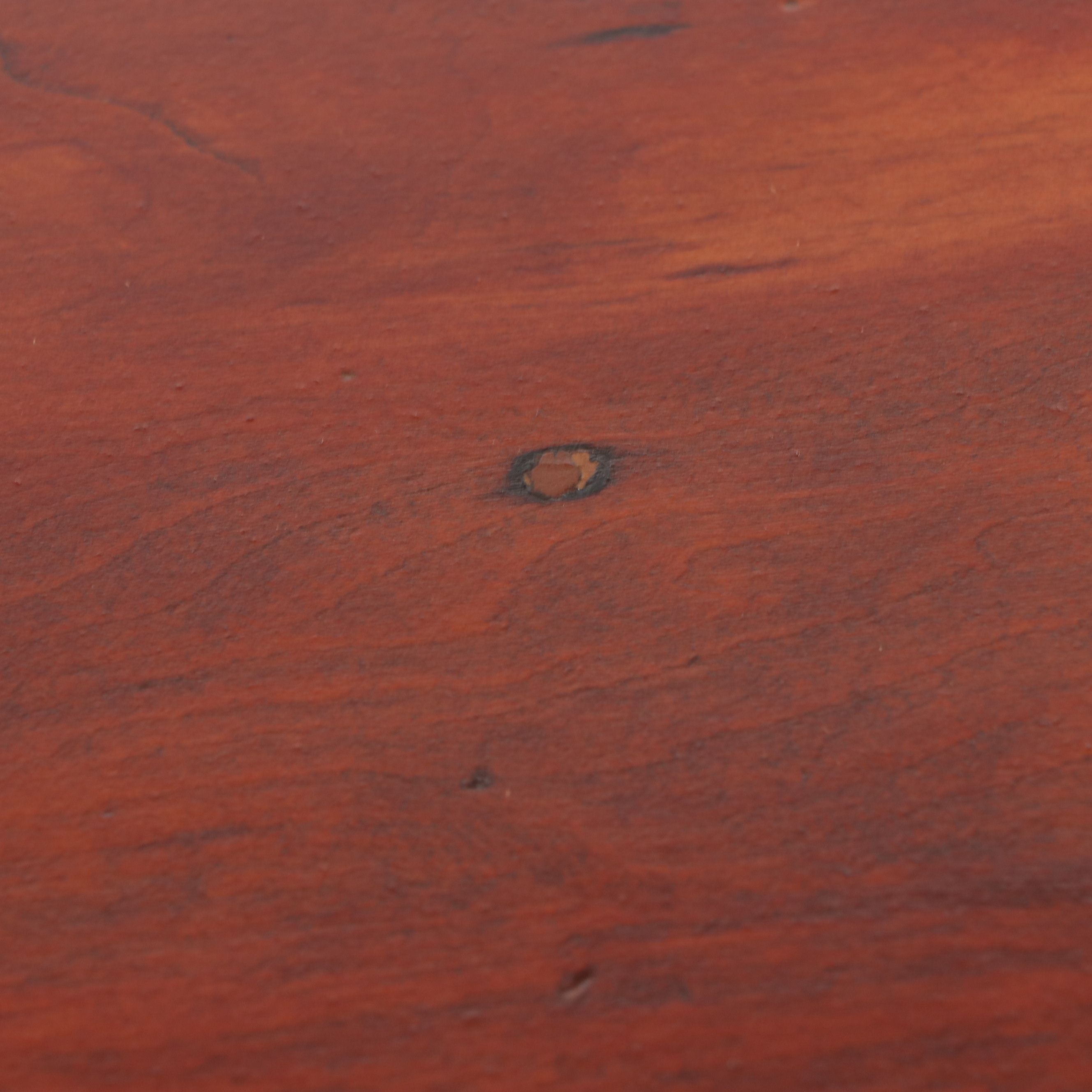 Country Sheraton Style Cherry Finish Single Drawer Table