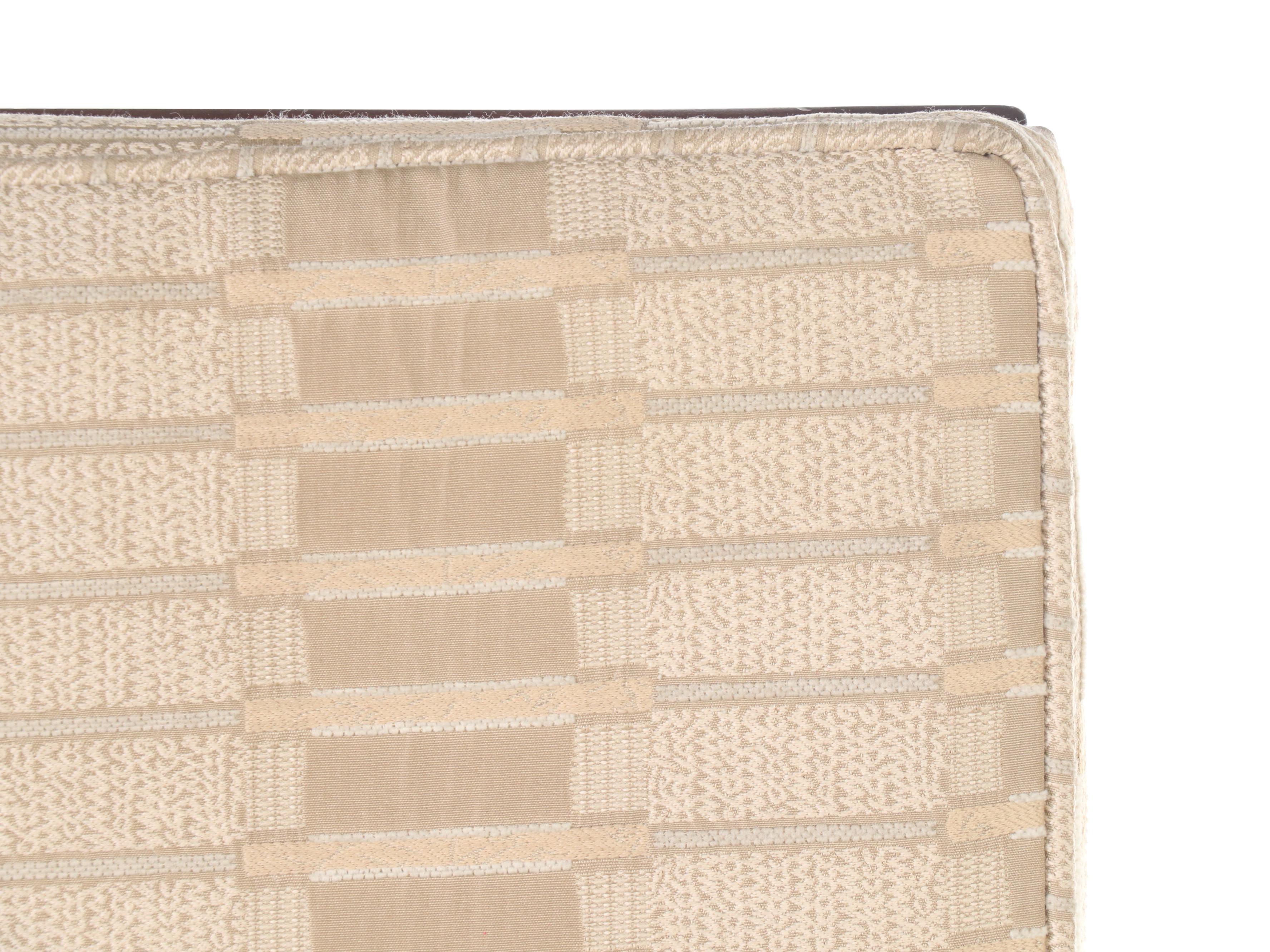 Pair of Gunlocke Modernist Upholstered Opan Armchairs, 1989