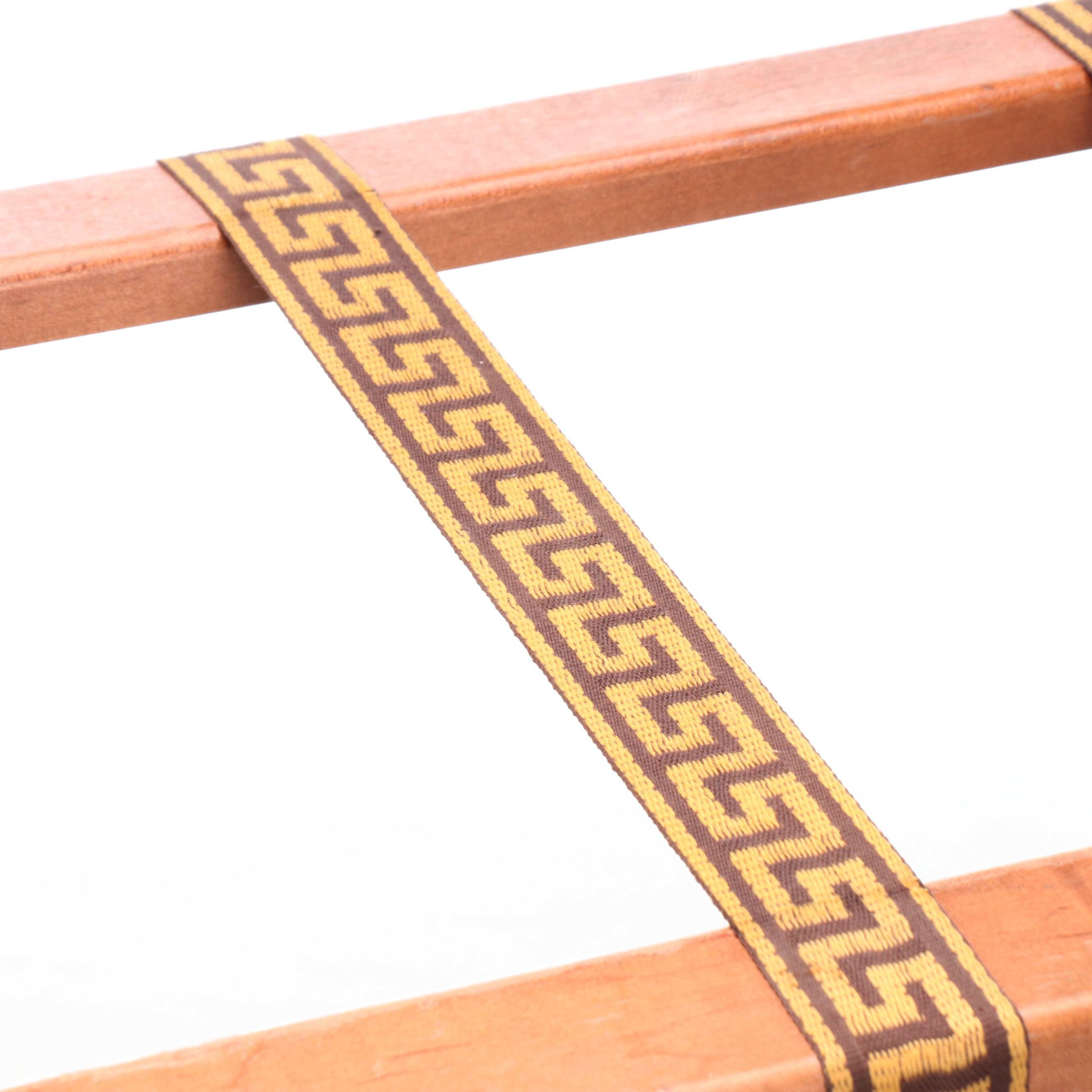 Folding Wood Luggage Stand, Late 20th Century