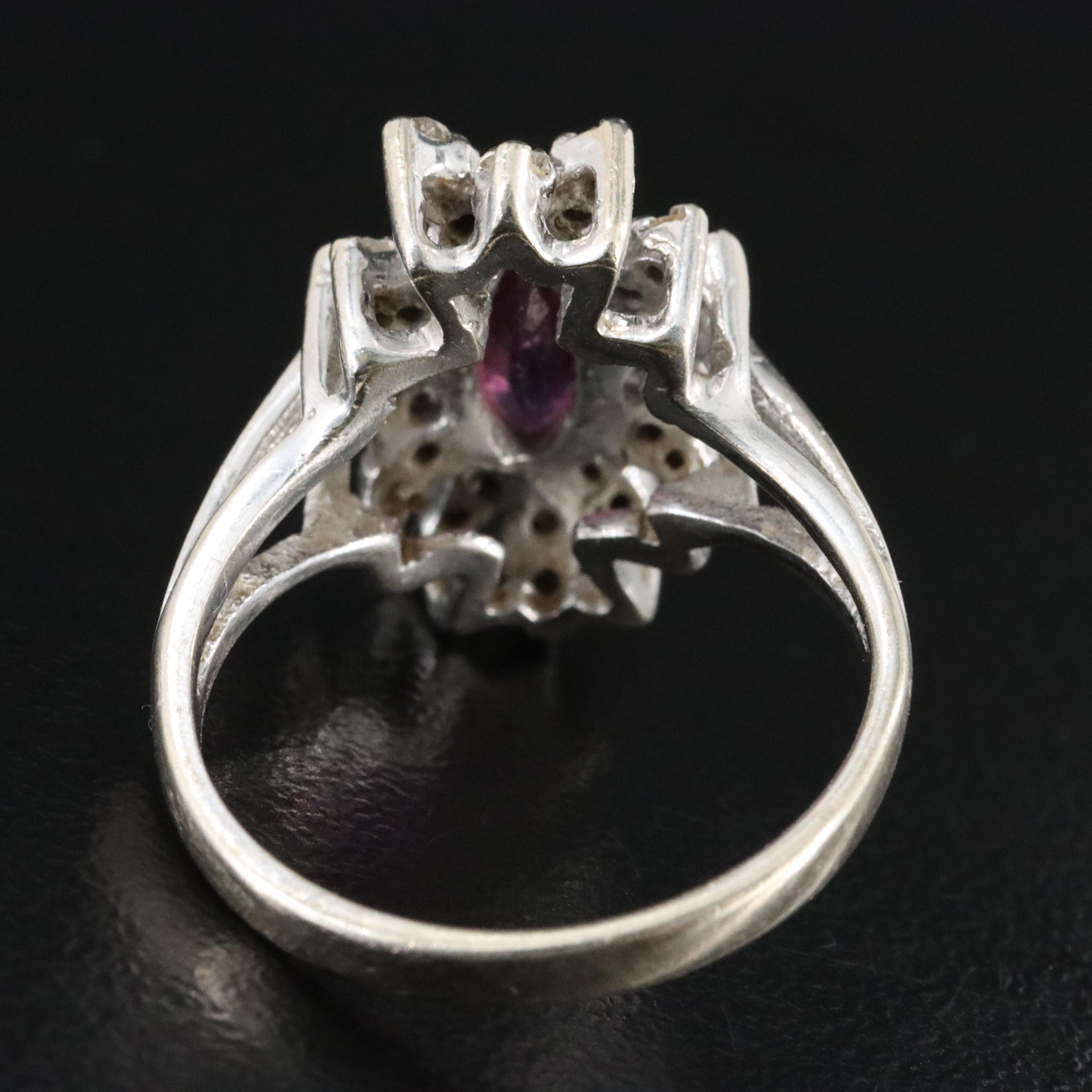 14K Ruby and Diamond Ring