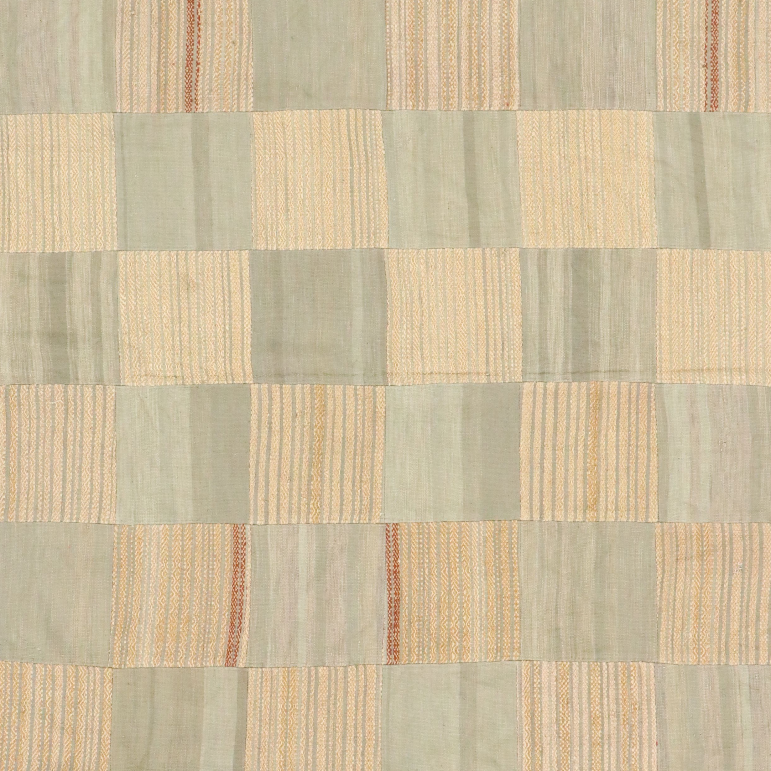6' x 8'2 Handwoven Patchwork Panel Area Rug