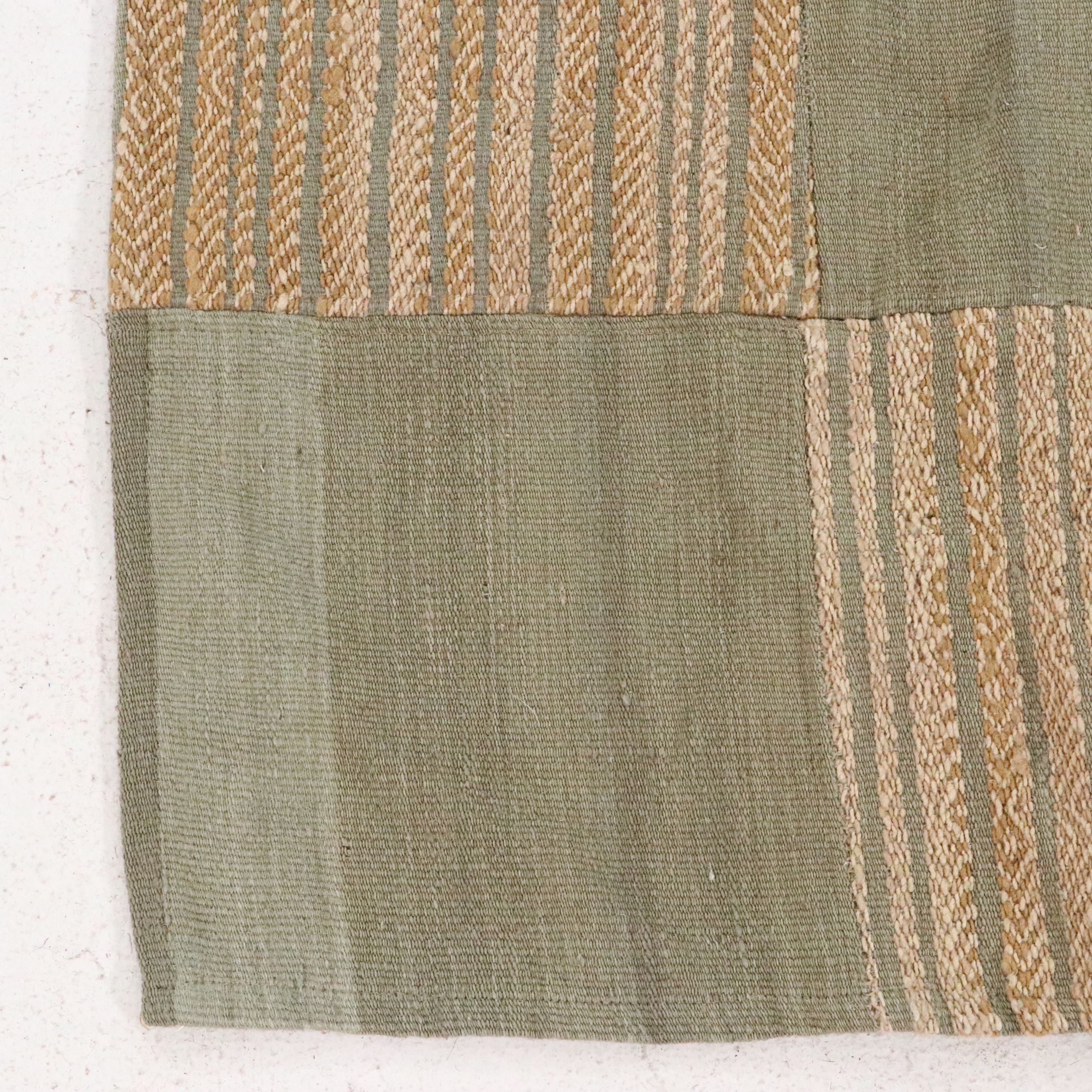 6' x 8'2 Handwoven Patchwork Panel Area Rug