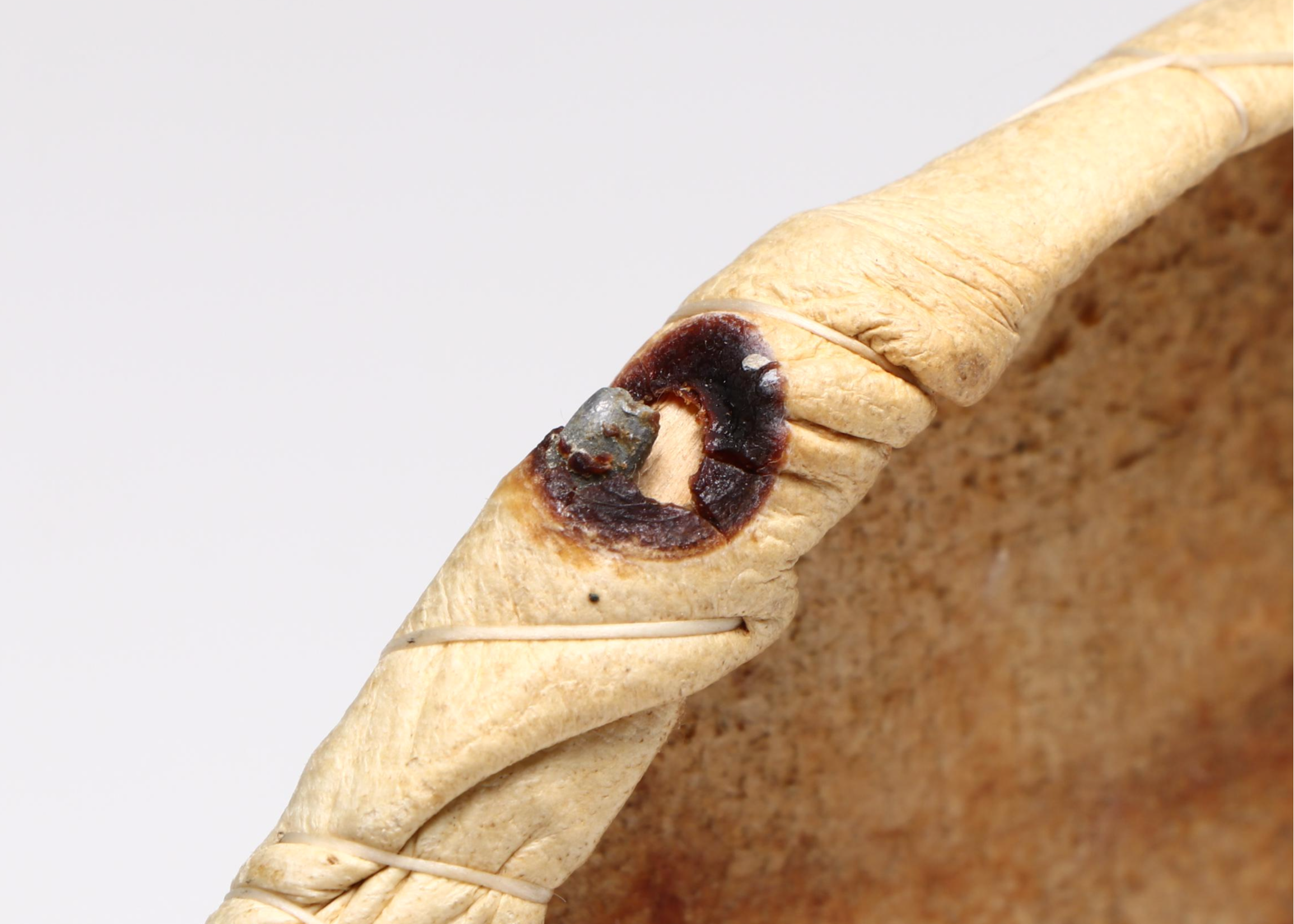 Inuit Hide and Fur Mask with Stretched Hide Disk, 20th Century