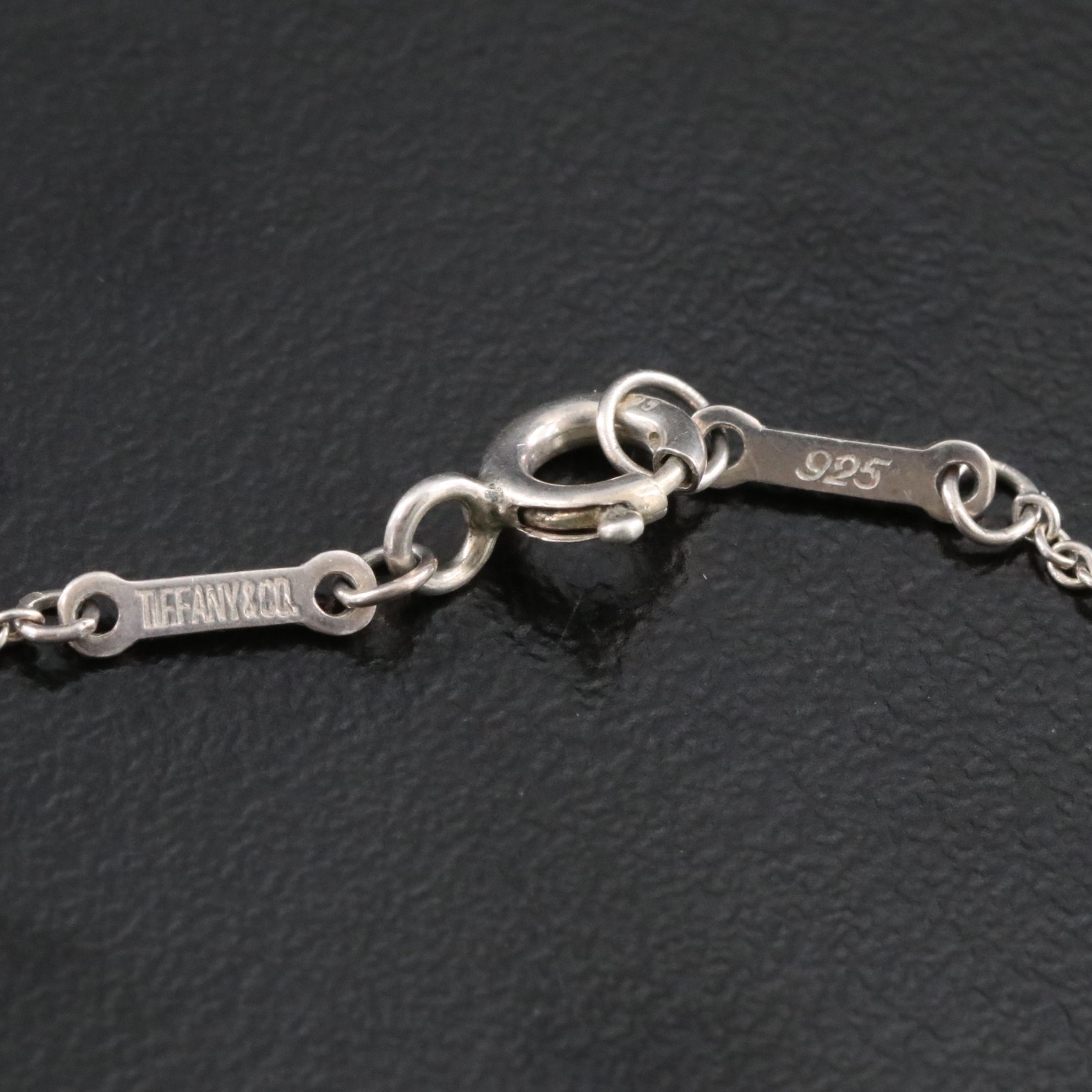 Elsa Peretti for Tiffany & Co. Sterling Open Teardrop Necklace