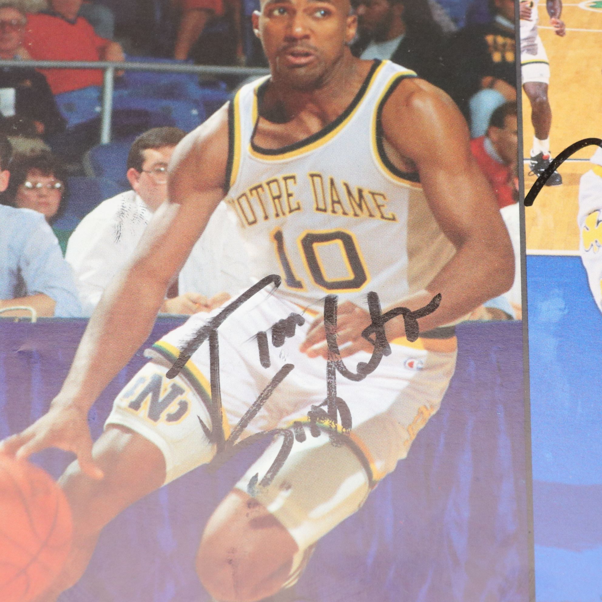 Notre Dame Basketball Programs and Ephemera with "Digger" Phelps Autograph