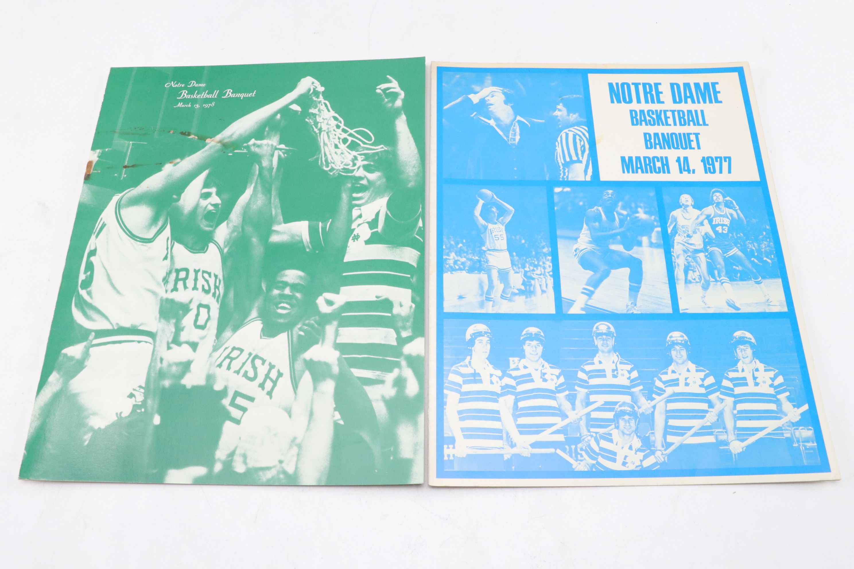 Notre Dame Basketball Programs and Ephemera with "Digger" Phelps Autograph