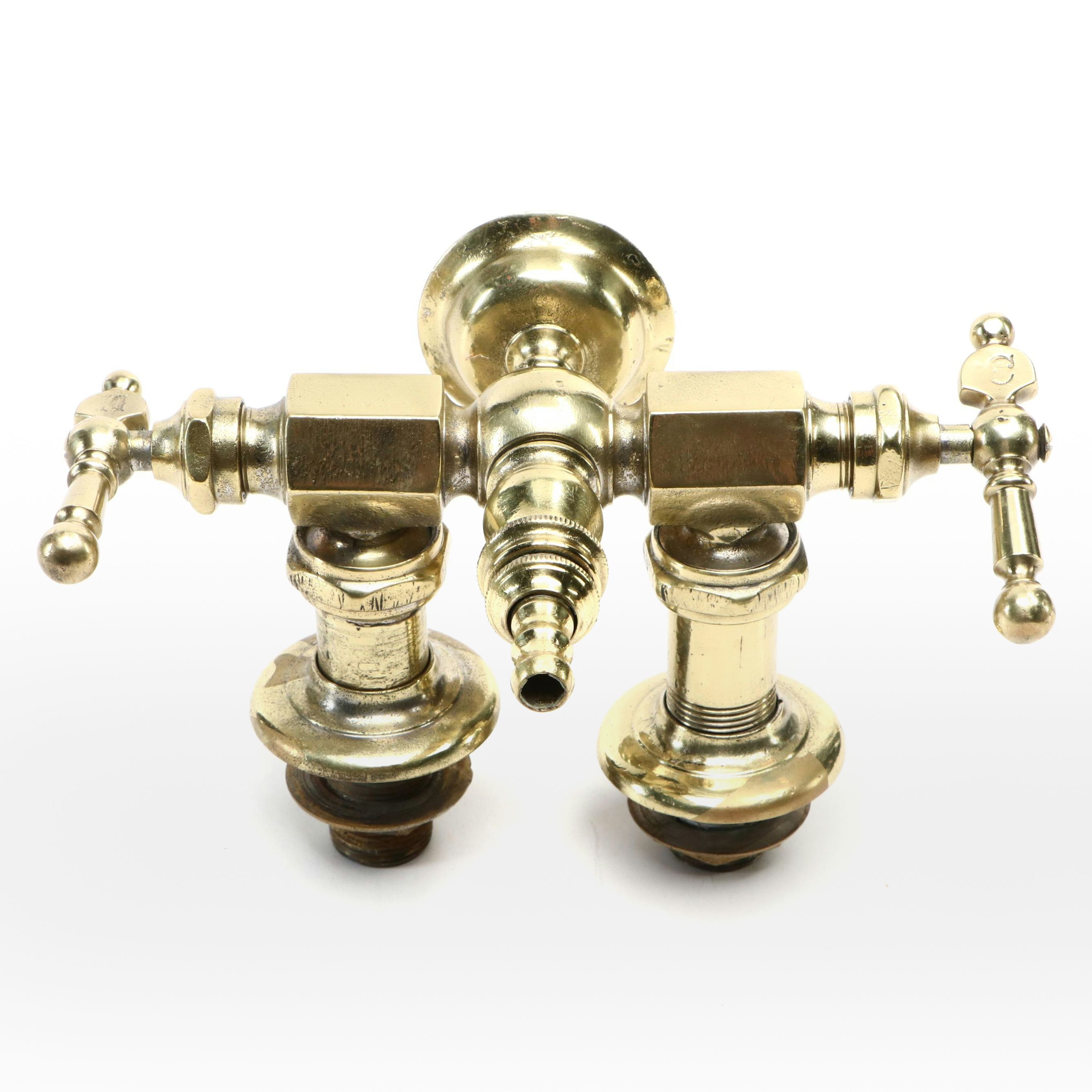 Victorian Brass Faucet, 19th Century