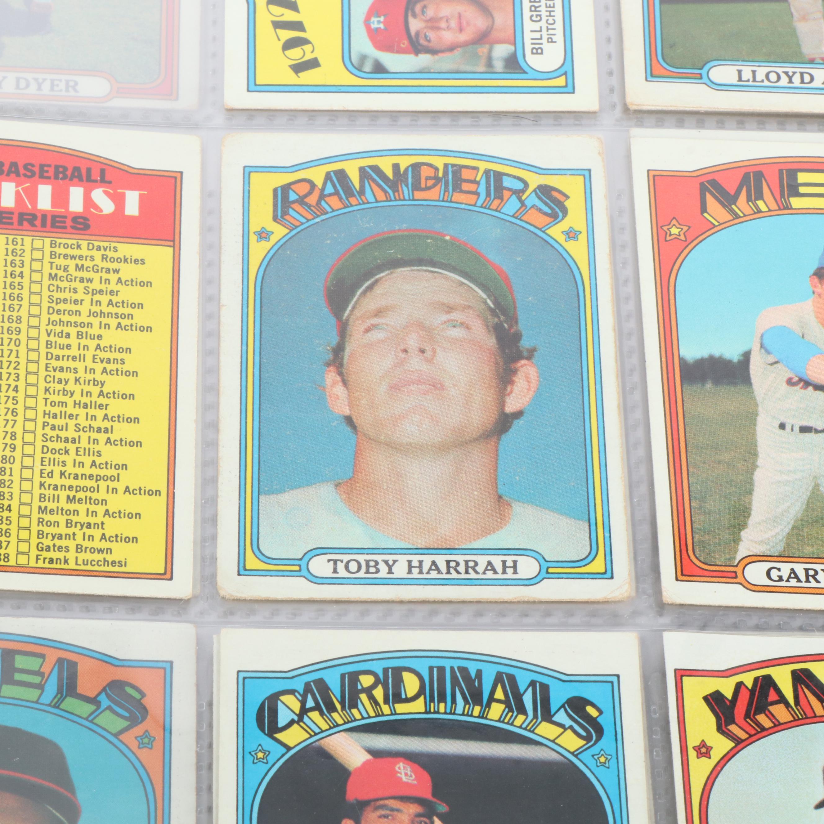 Album of Over 230 1972 Topps Baseball Cards