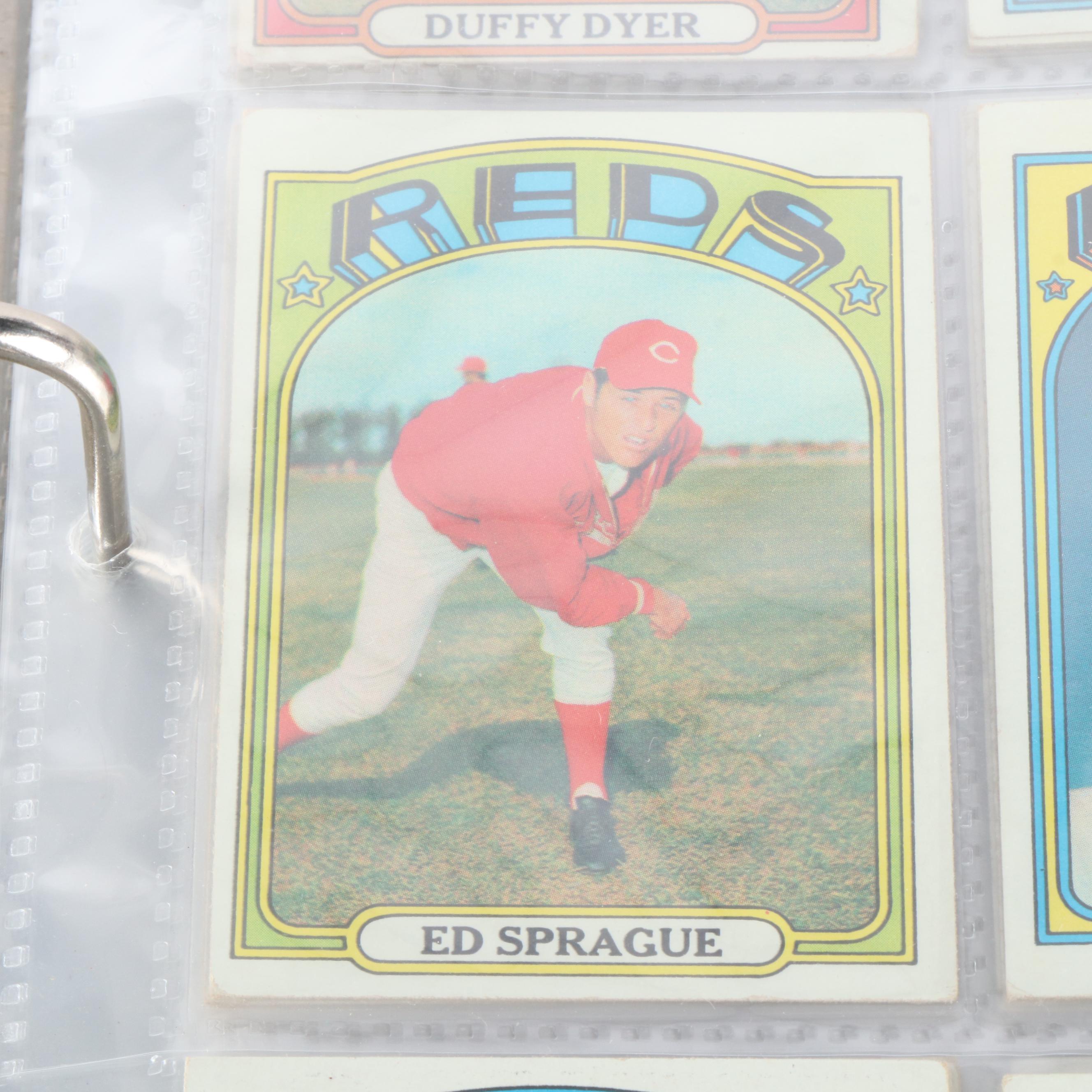 Album of Over 230 1972 Topps Baseball Cards