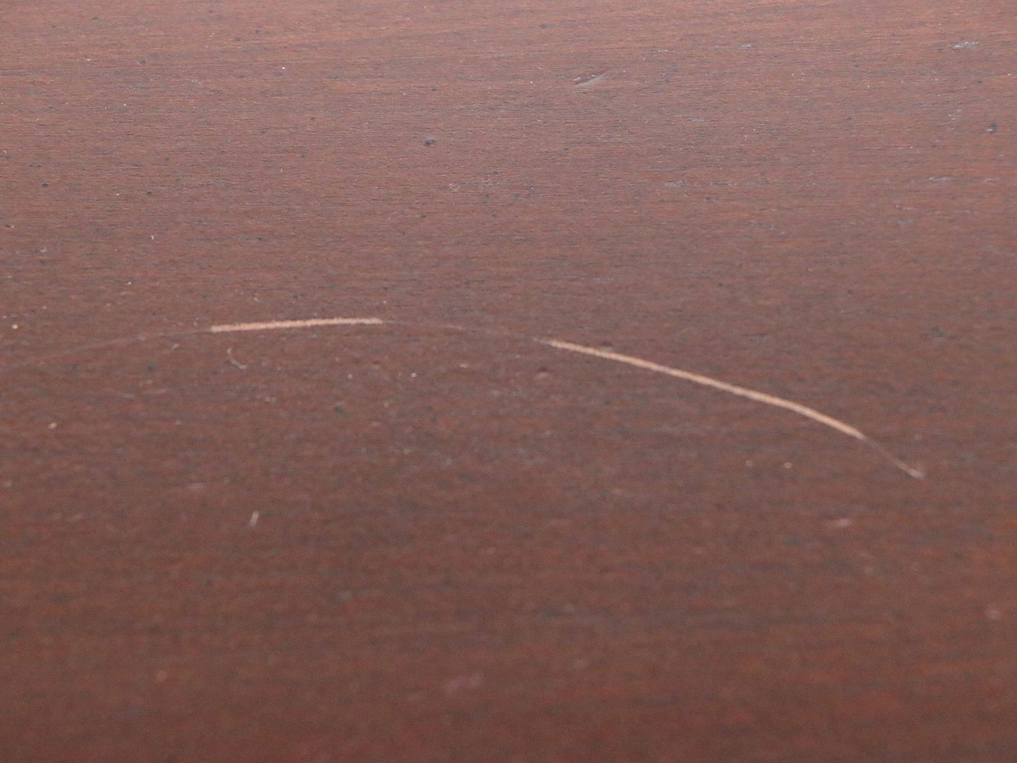 Traditional Style Two-Tiered Mahogany Finish Open Bookcase