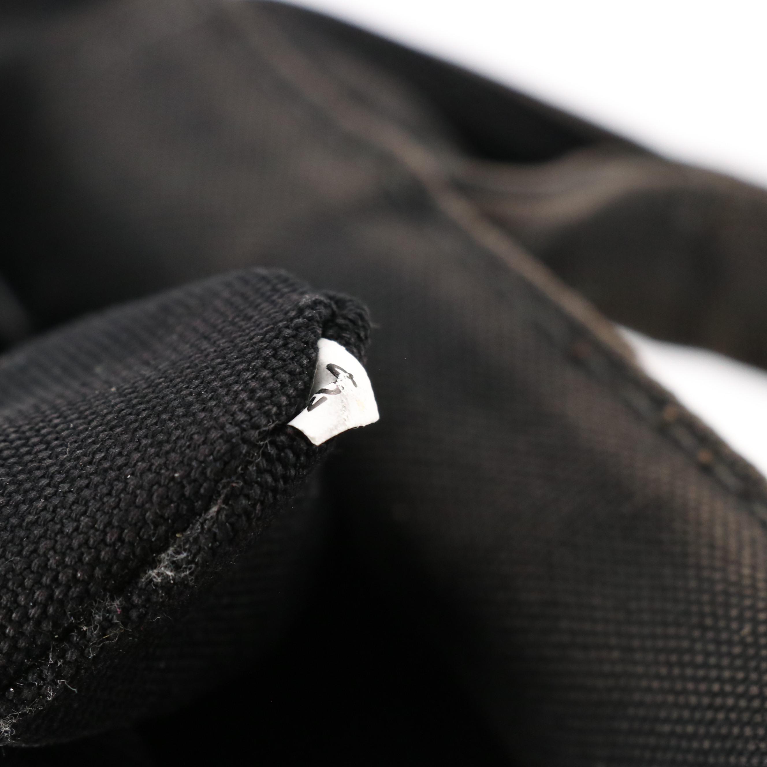 Prada Large Canapa Logo Tote in Black Canvas