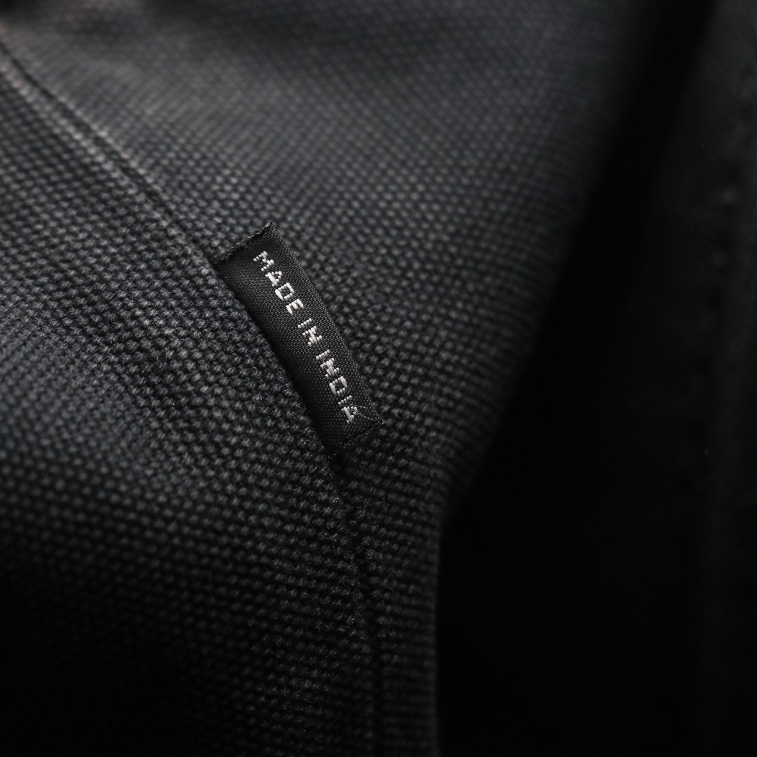 Prada Large Canapa Logo Tote in Black Canvas