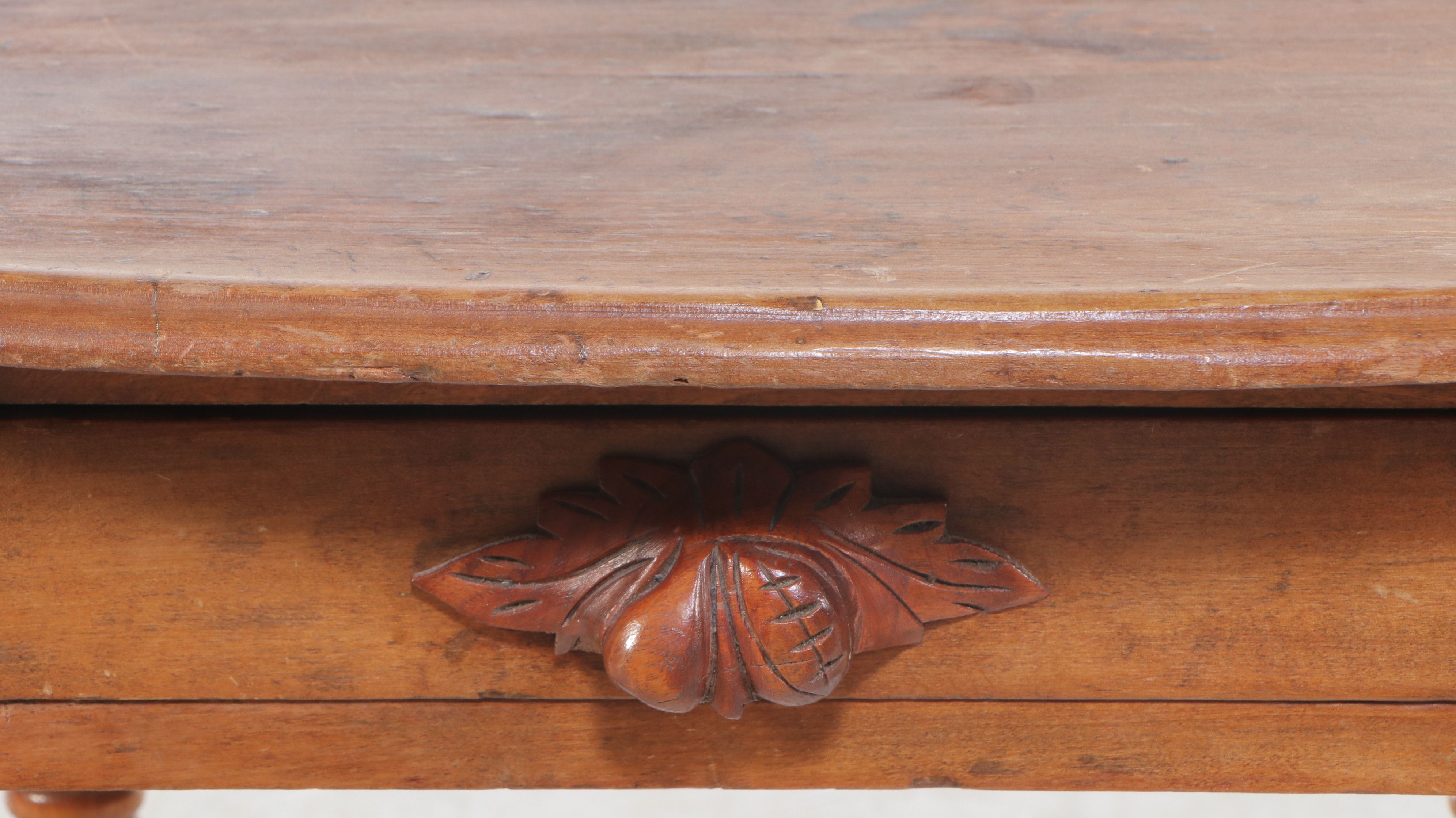 Late Victorian Ash and Poplar Side Table