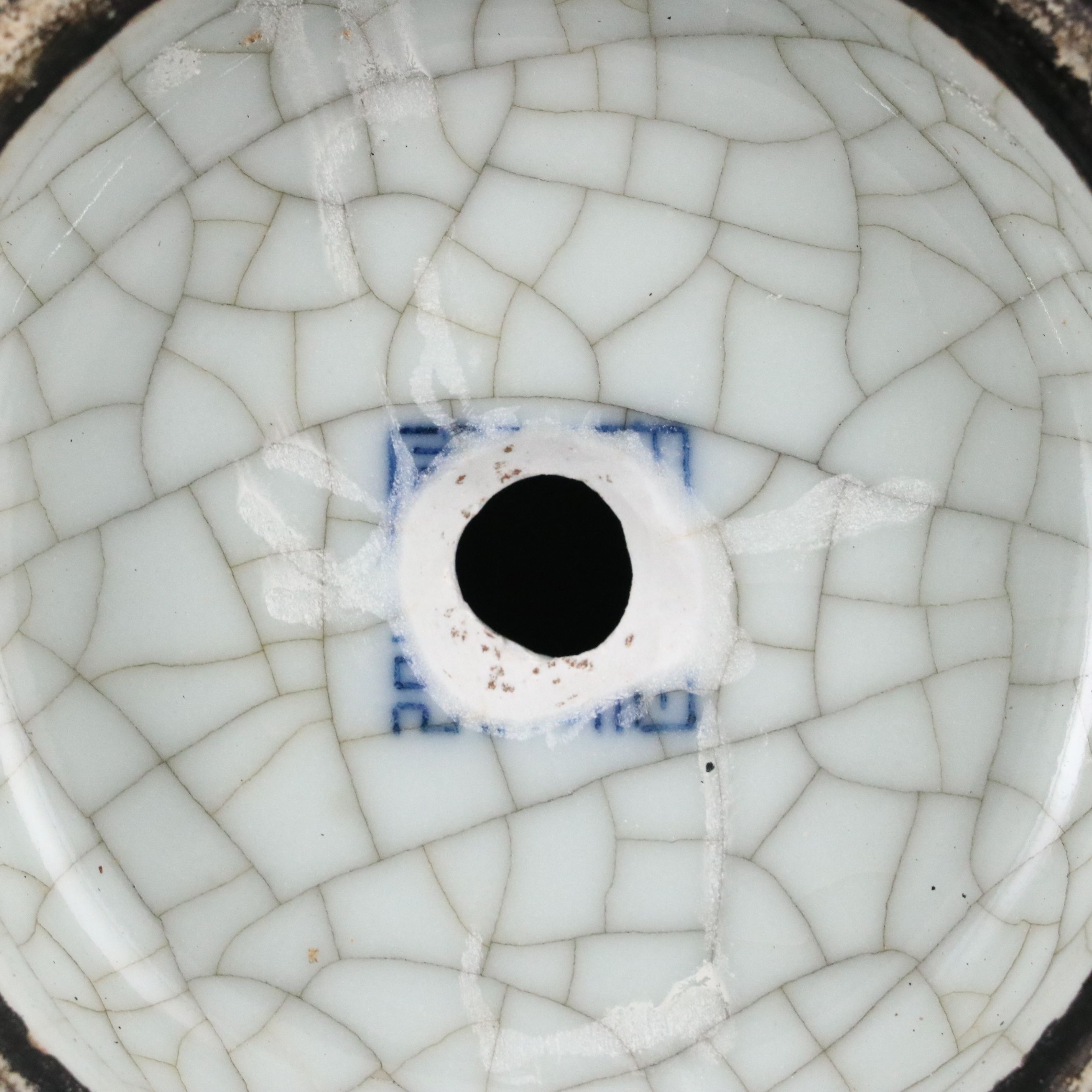 Antique Chinese Celadon Glazed Cong Vases, 18th C. or Earlier