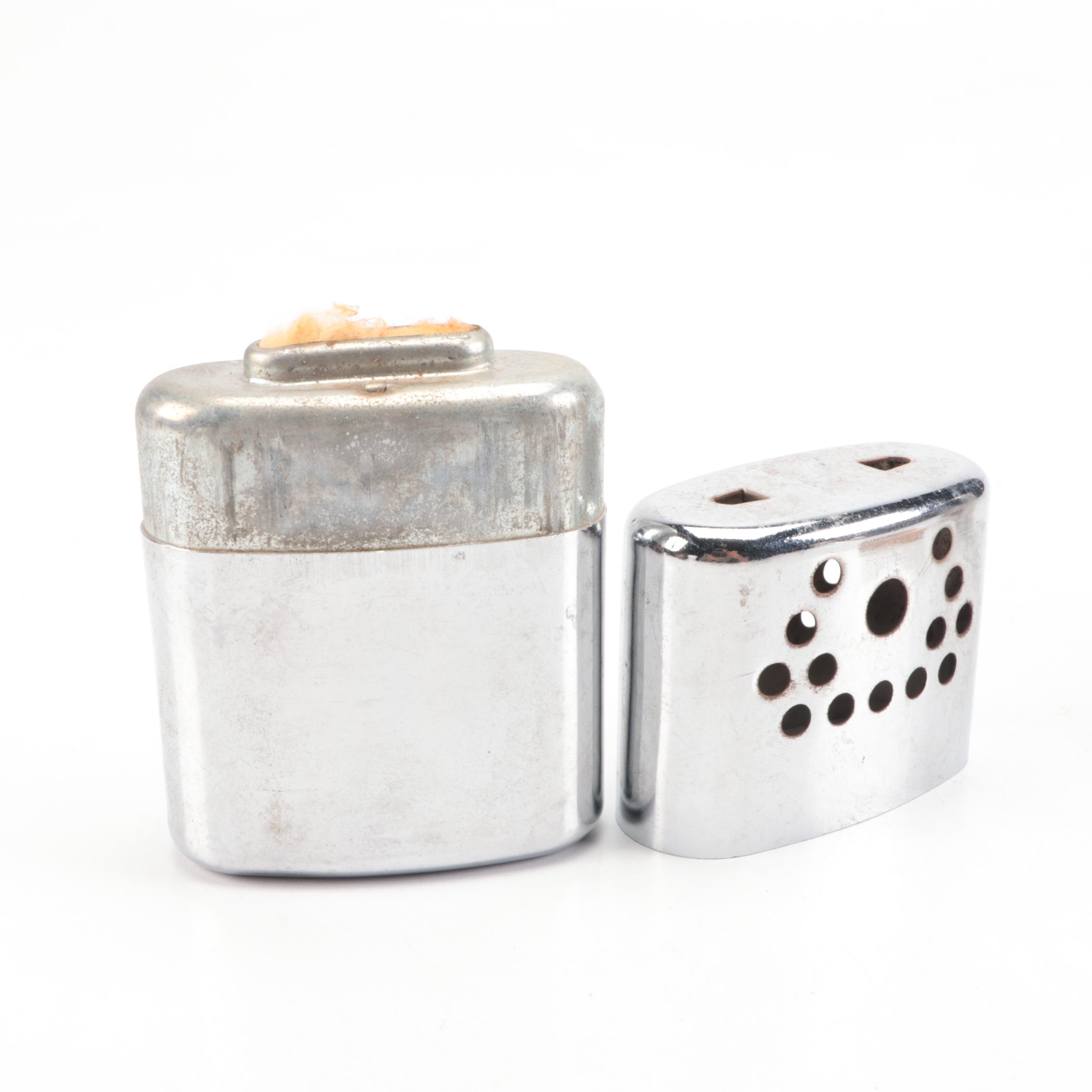 Jon-E GI Hand Warmer with Stainless Steel Flasks and Card Case