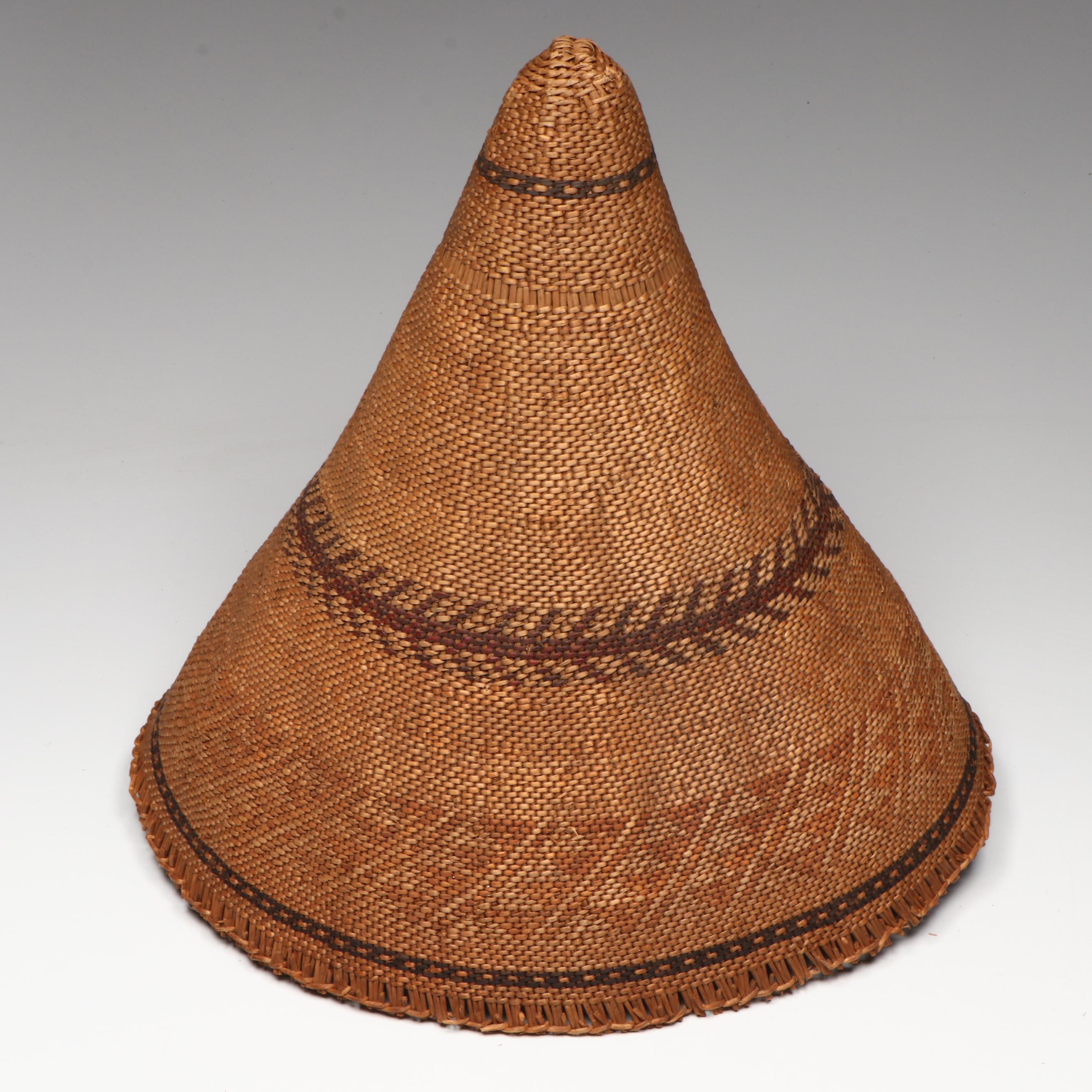Indigenous Southwest Havasupai Conical Pack Basket, Early 20th Century