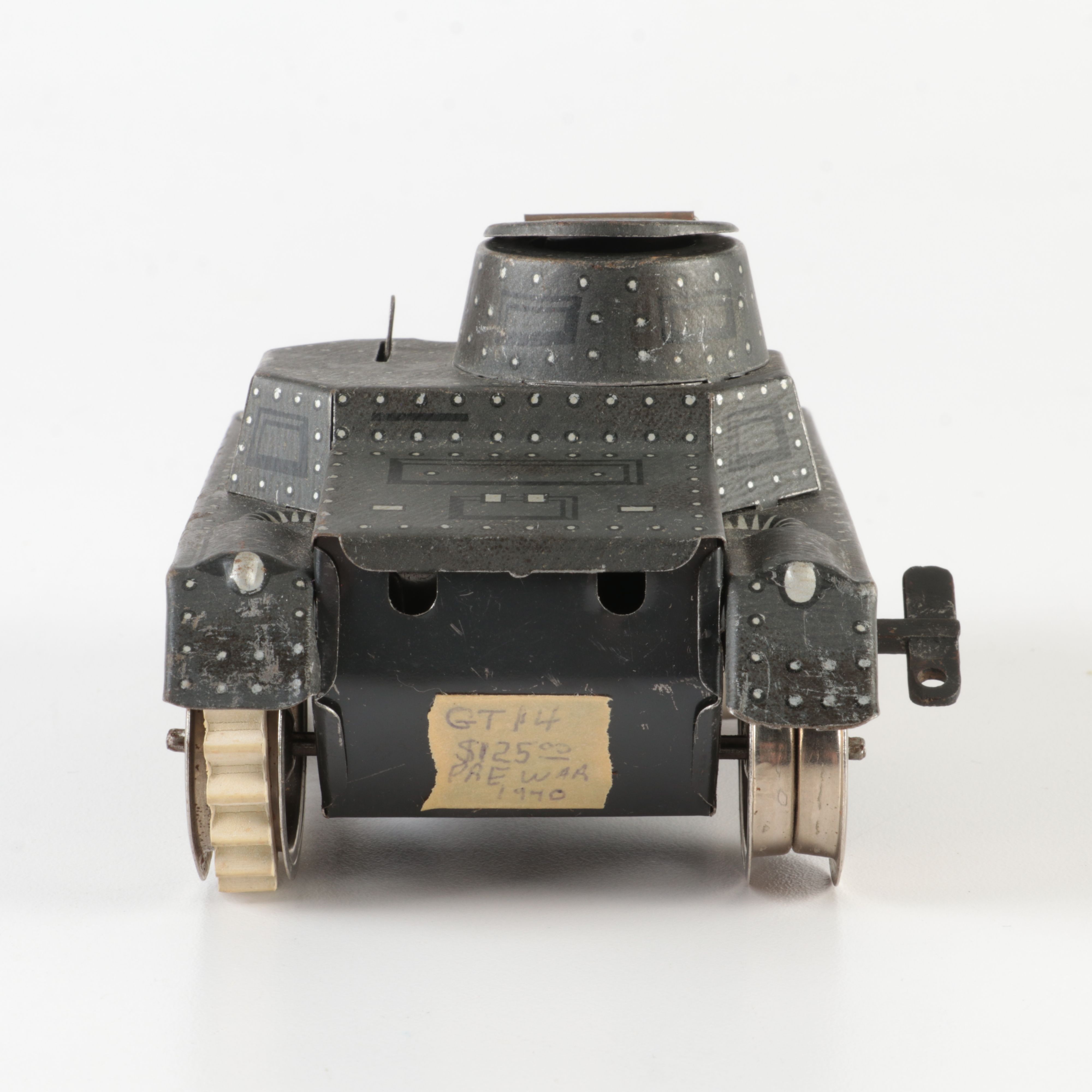 Post War Gamma No. 70 Tank and Two Barclay Lead Soldiers