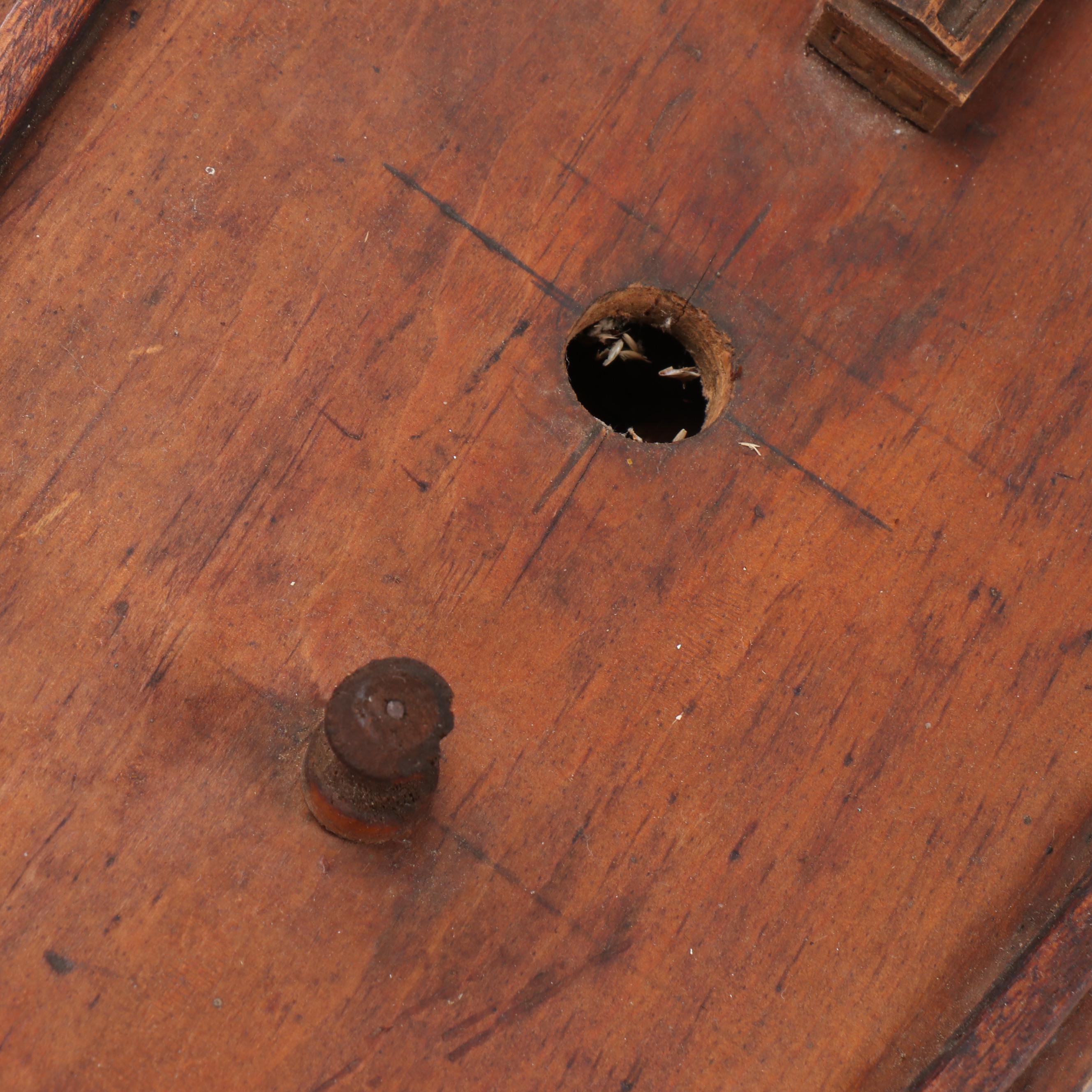 Large American or English Folk Art Wooden Pond Yacht Hull, Circa 1890–1920