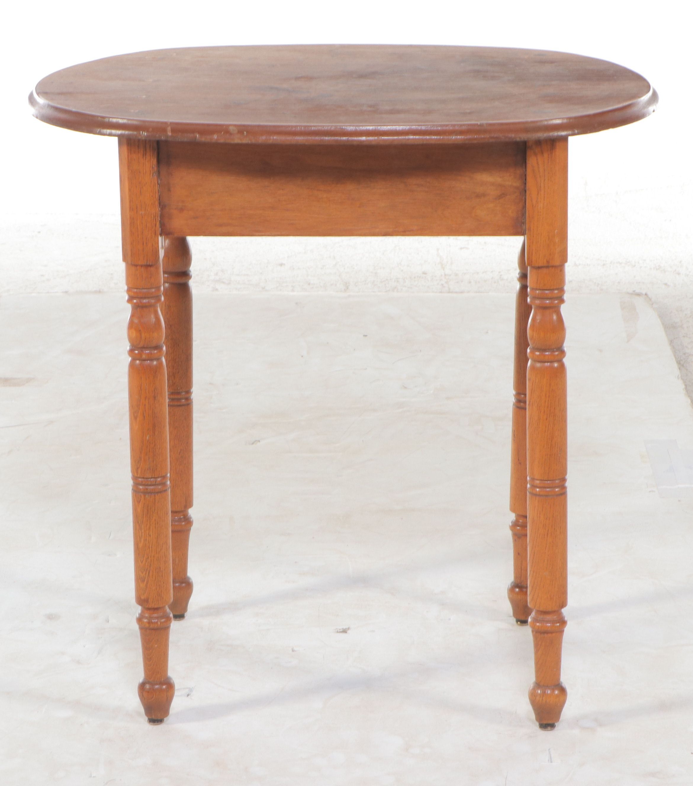 Late Victorian Ash and Poplar Side Table