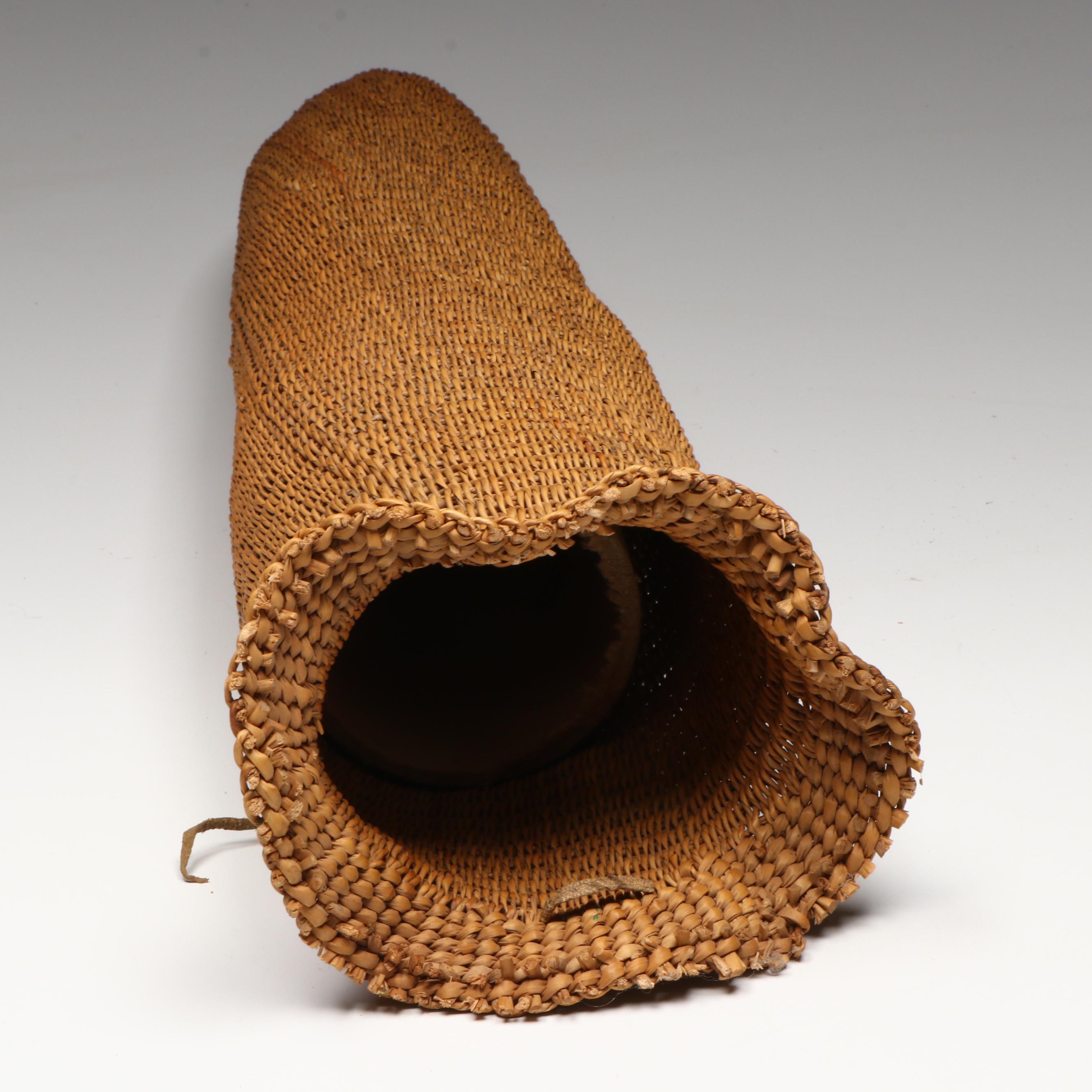 Indigenous  Southern Cascades Woven Tule Quiver