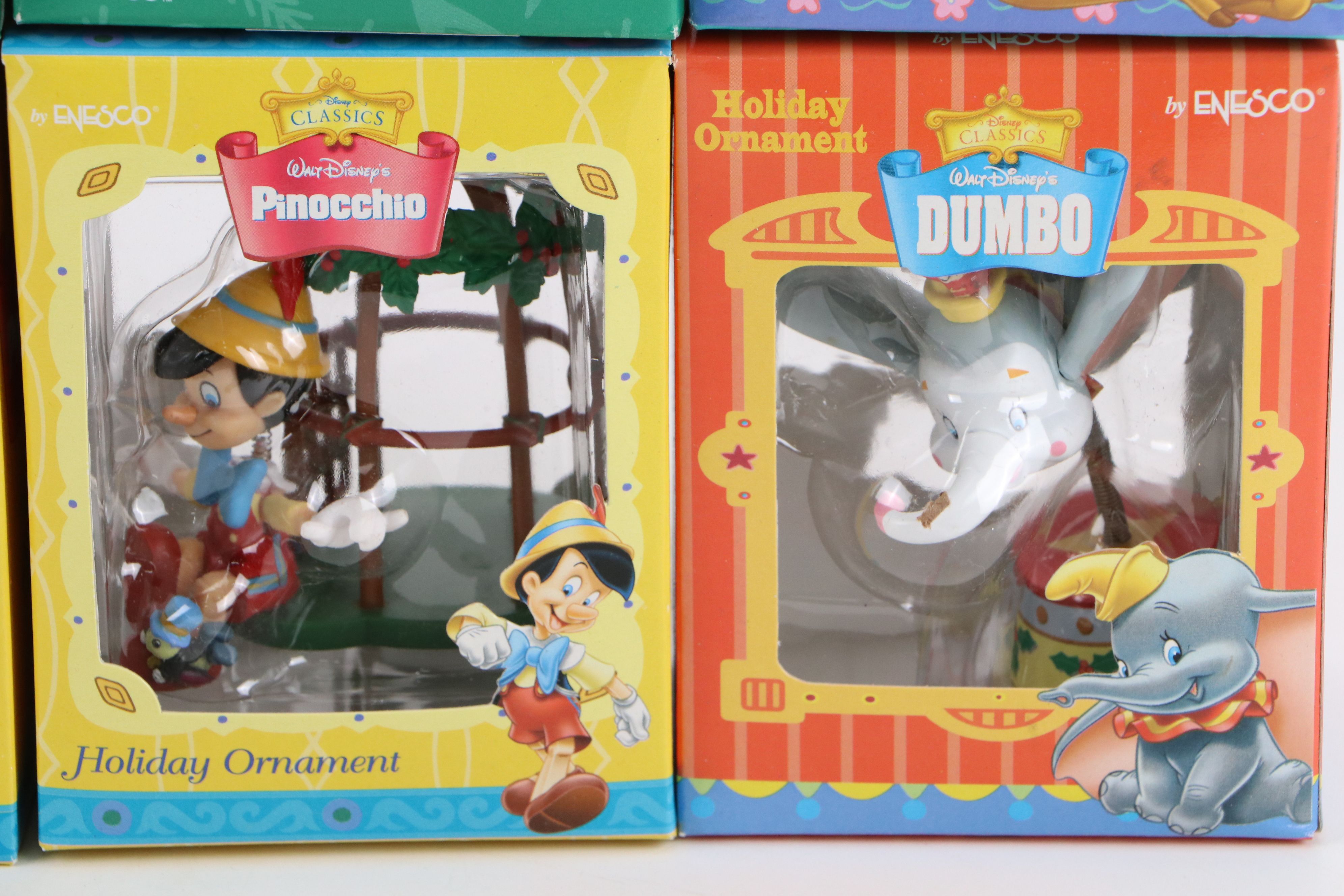 Vintage Mickey Mouse Wind-Up Toy with More Toys and Disney Ornaments