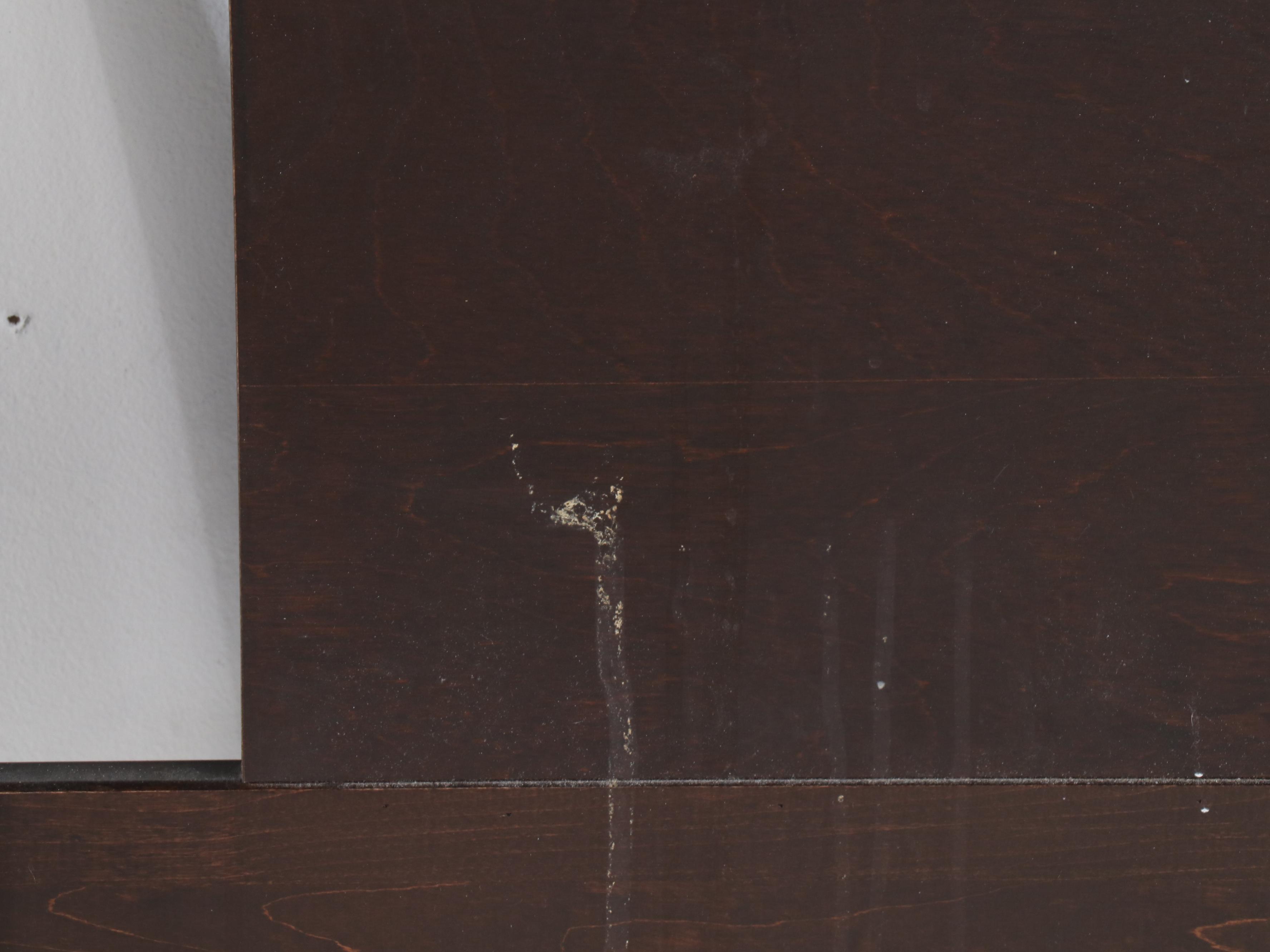 Contemporary Espresso Finished Wood Queen Size Sleigh Bed