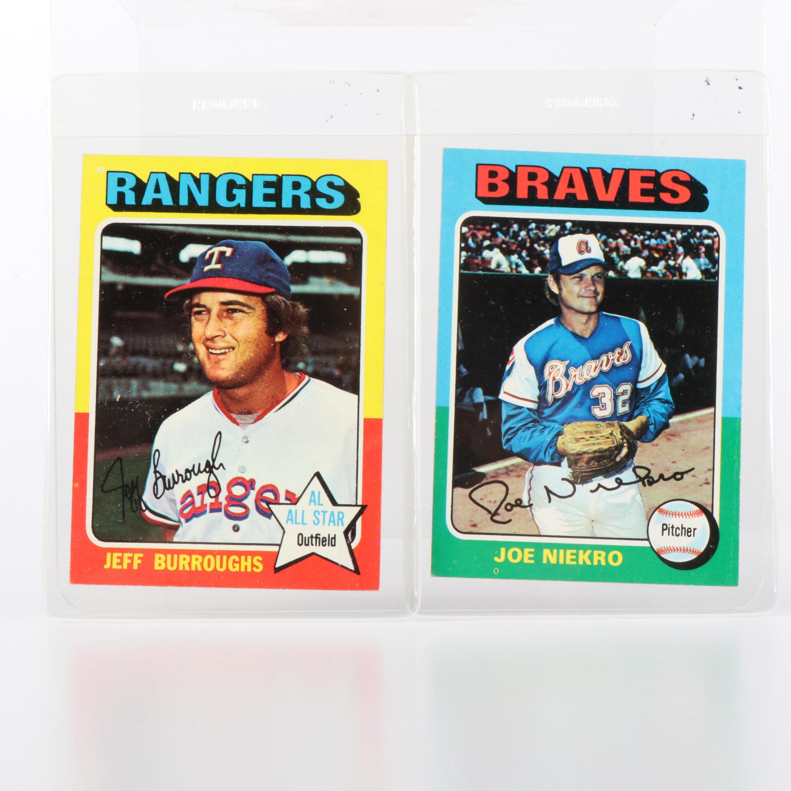 1975 and 1976 Topps Baseball Cards Featuring Robin Yount Rookie and more