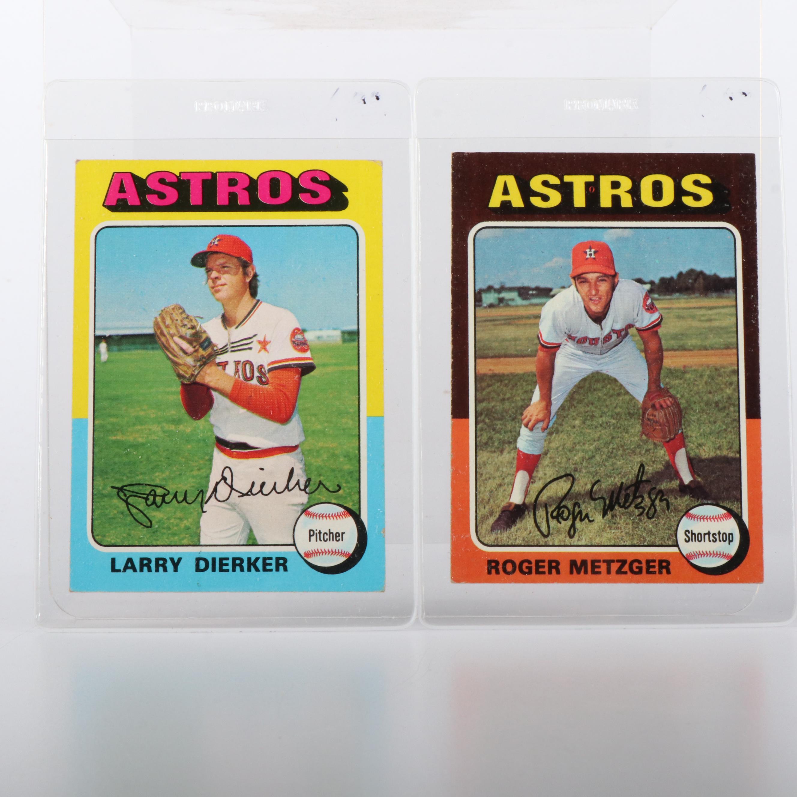 1975 and 1976 Topps Baseball Cards Featuring Robin Yount Rookie and more