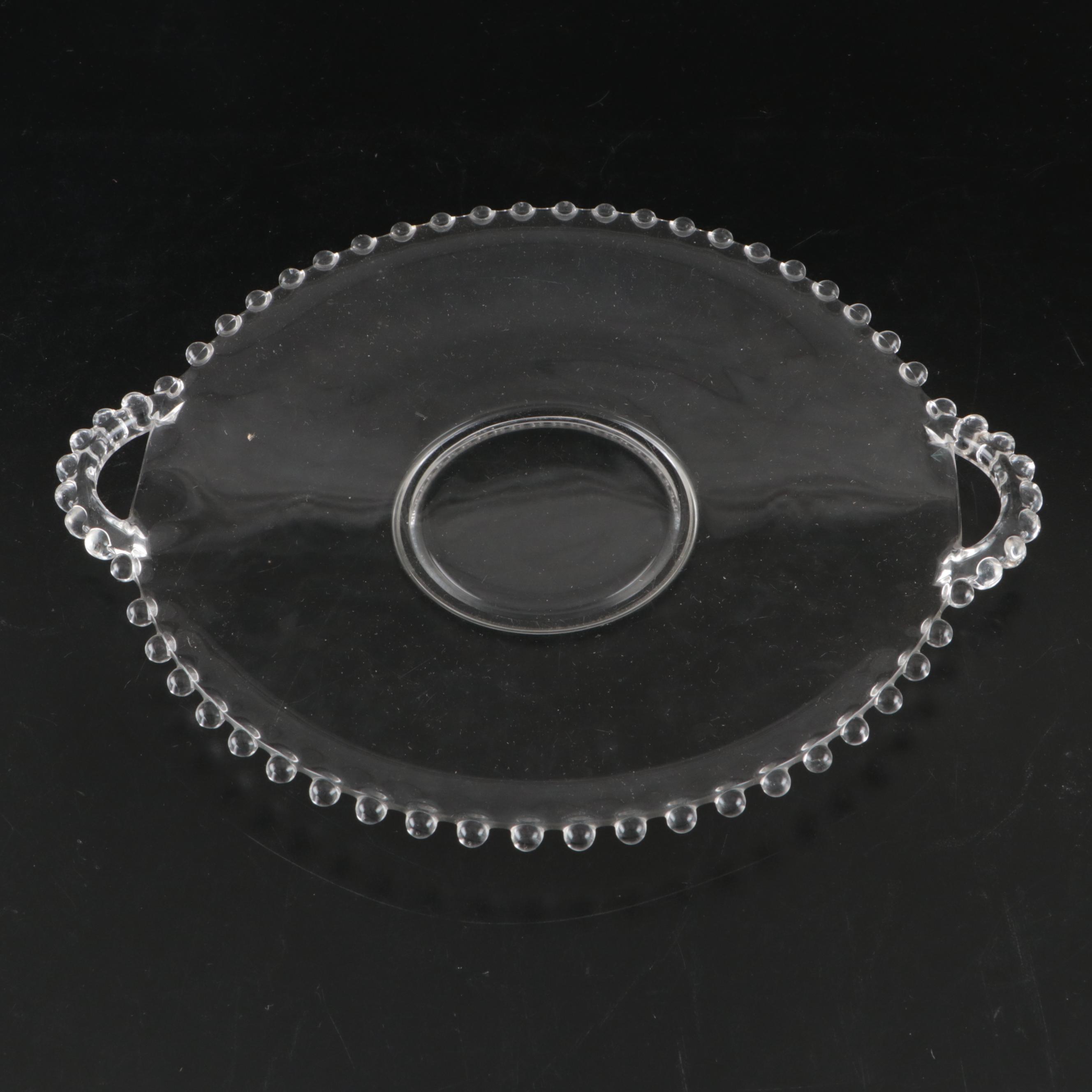 Imperial "Candlewick" with Boopie and Other Glass Serving Pieces and Décor