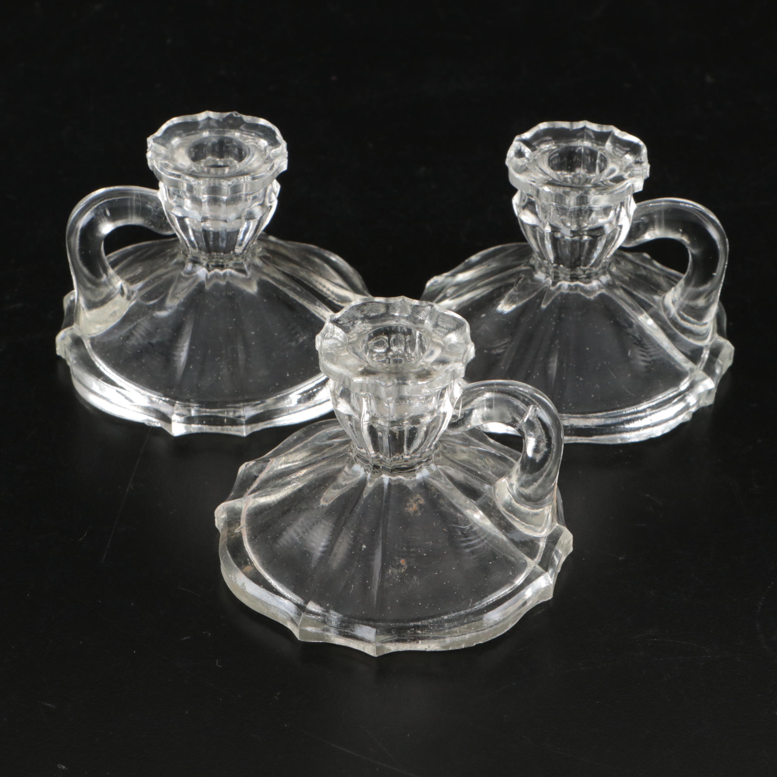 Imperial "Candlewick" with Boopie and Other Glass Serving Pieces and Décor