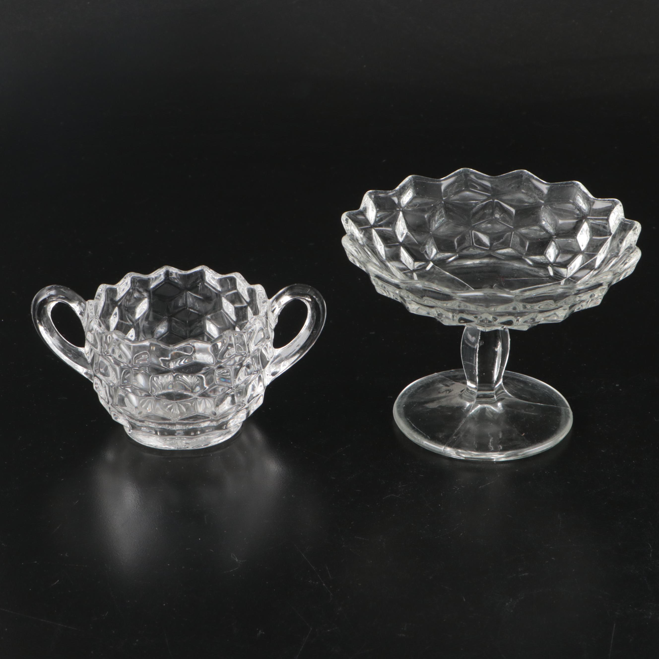 Imperial "Candlewick" with Boopie and Other Glass Serving Pieces and Décor