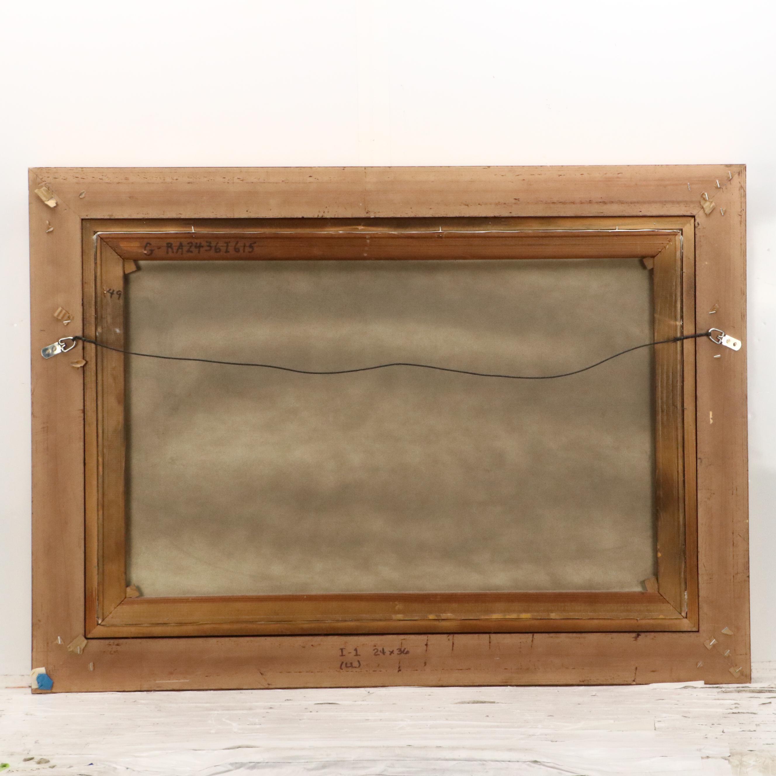 Spring Lake Landscape Oil Painting