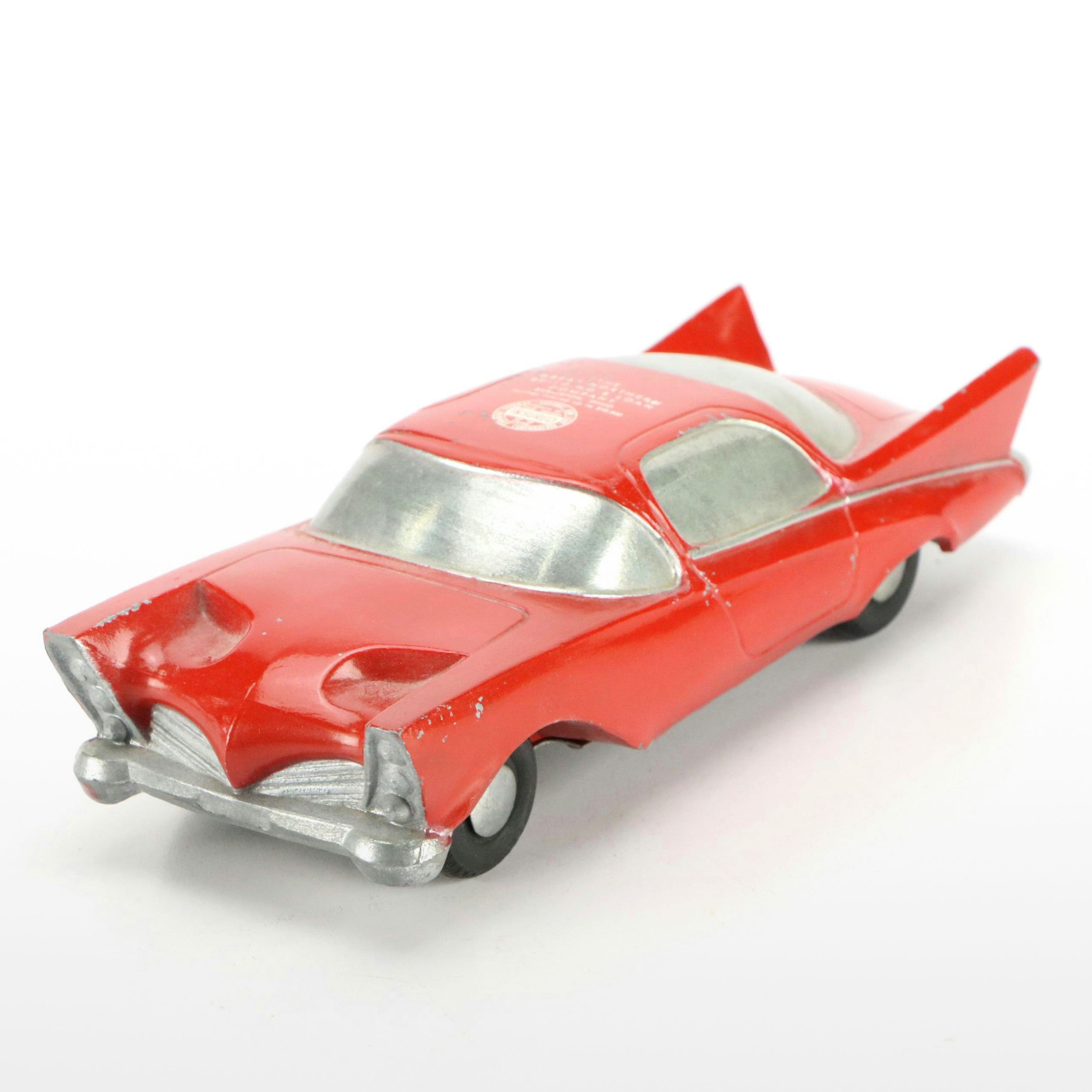 Banthrico Futuramic Cast Metal Promo Savings Bank, c. 1950s