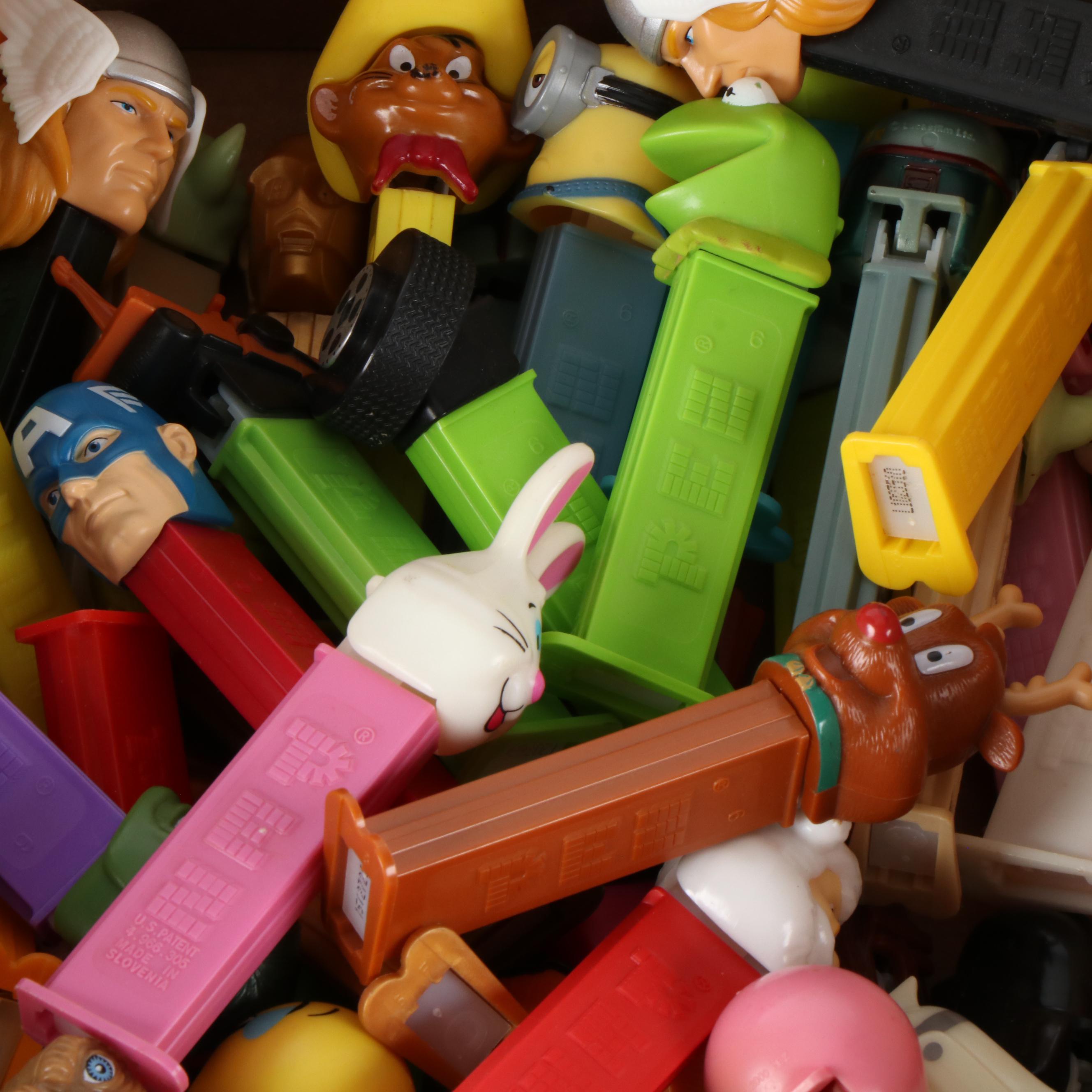 A Generous Collection of Pez Candy Dispensers