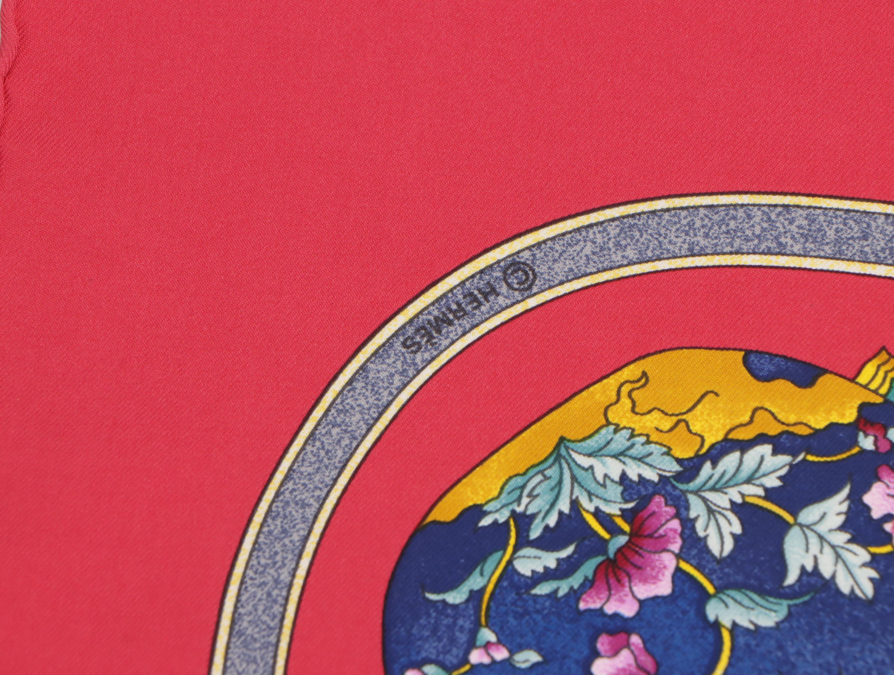 Hermès "Qu'Importe le Flacon" Scarf 90 in Silk Twill