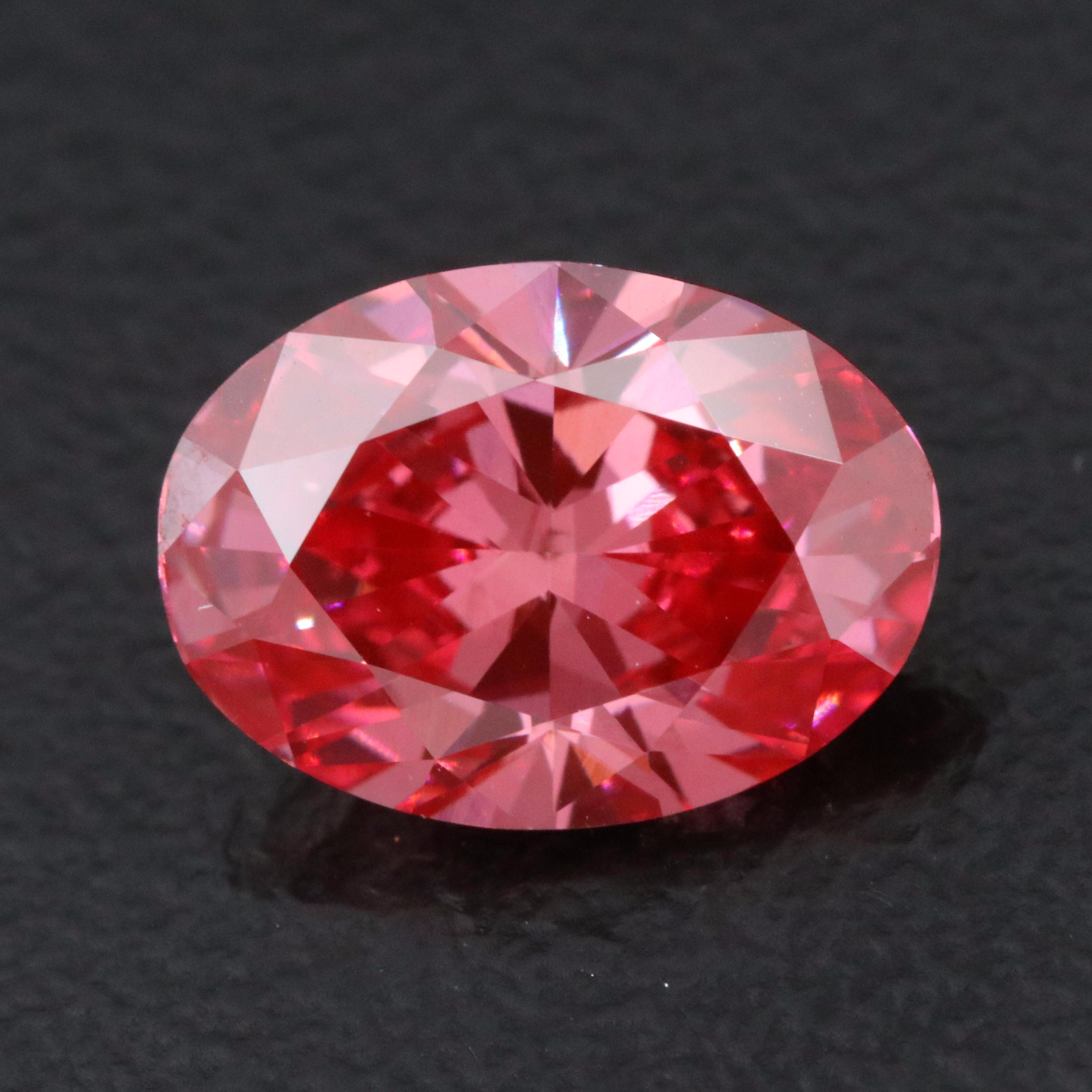 Loose 2.01 CT Lab Grown Fancy Pink Diamond