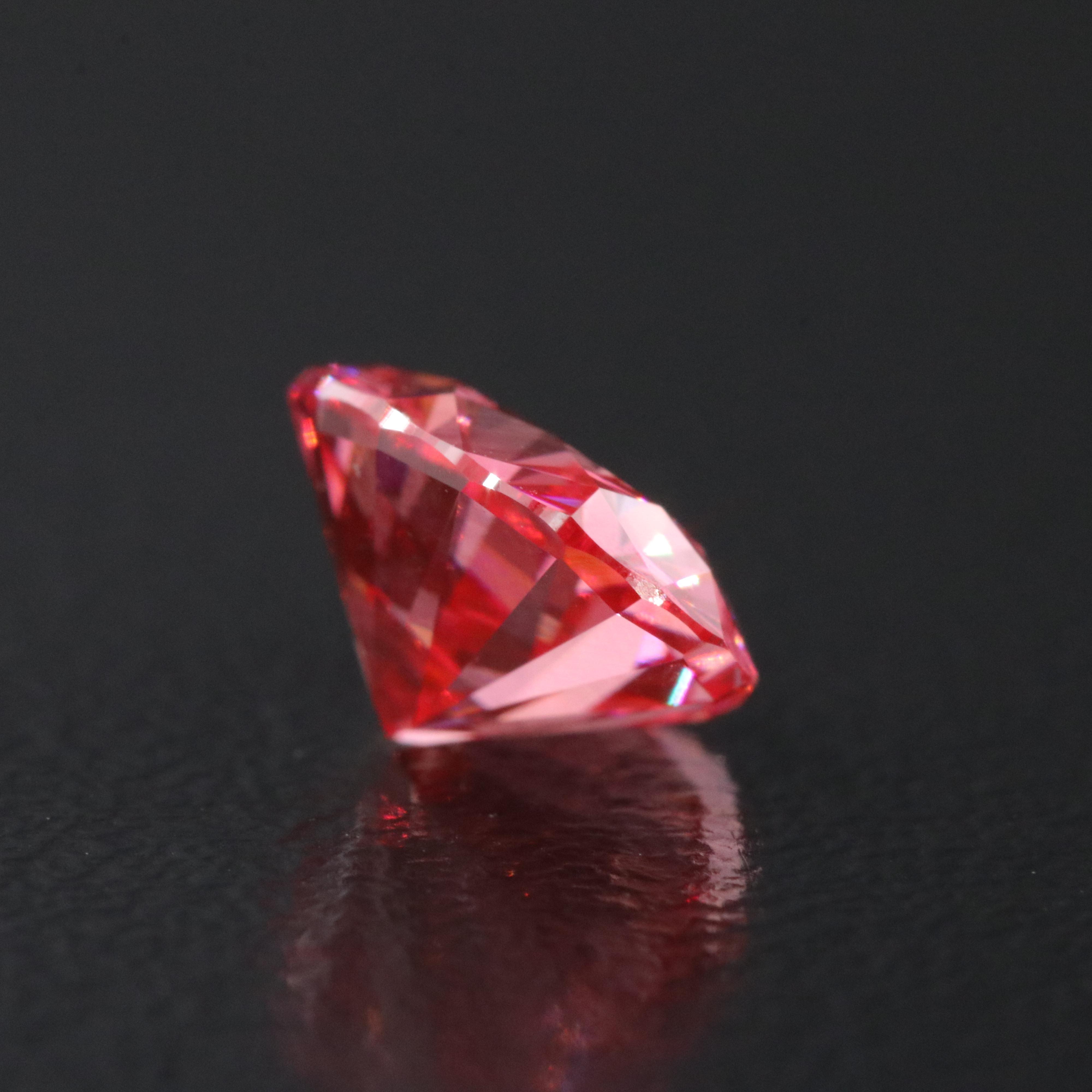 Loose 2.01 CT Lab Grown Fancy Pink Diamond