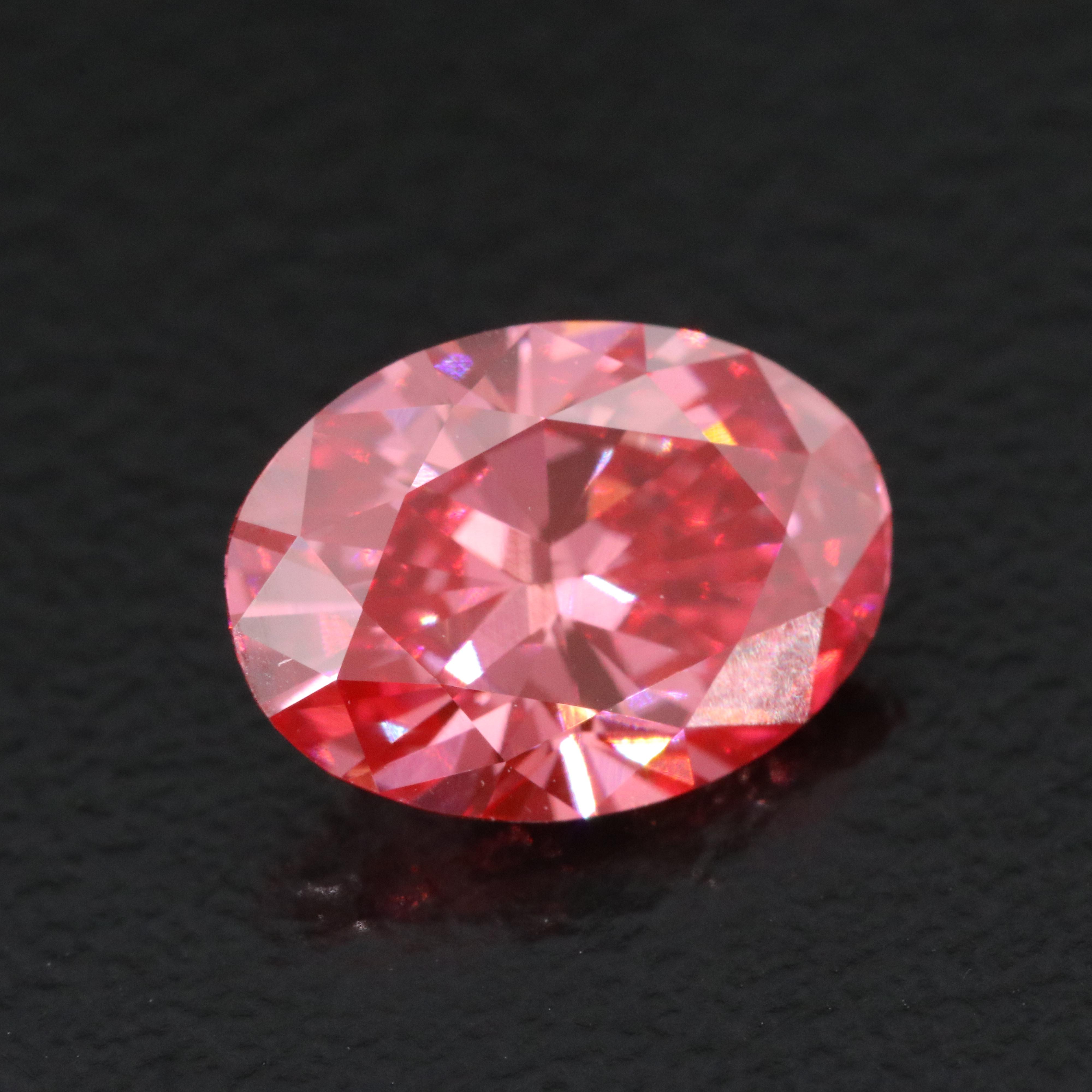 Loose 2.01 CT Lab Grown Fancy Pink Diamond