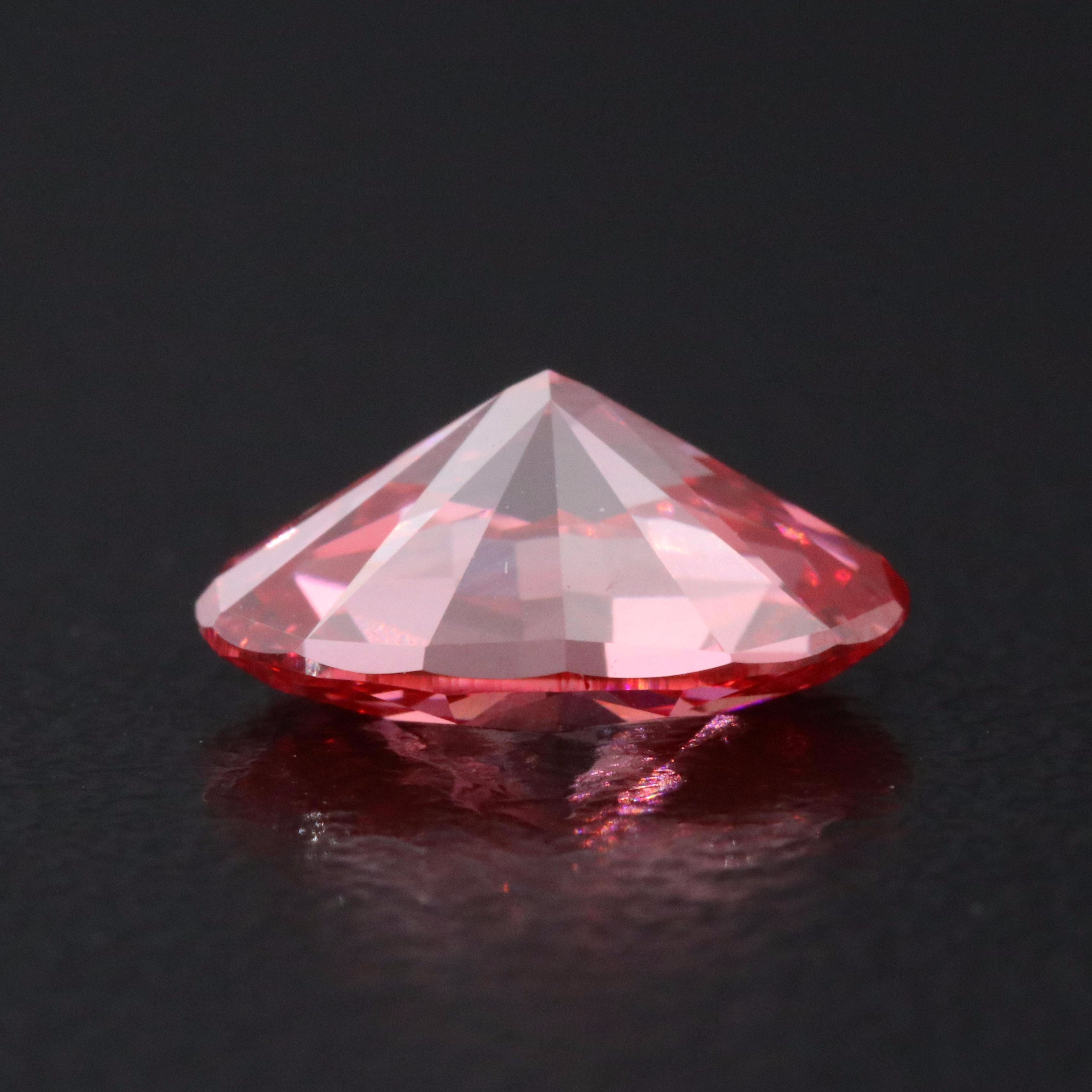 Loose 2.01 CT Lab Grown Fancy Pink Diamond