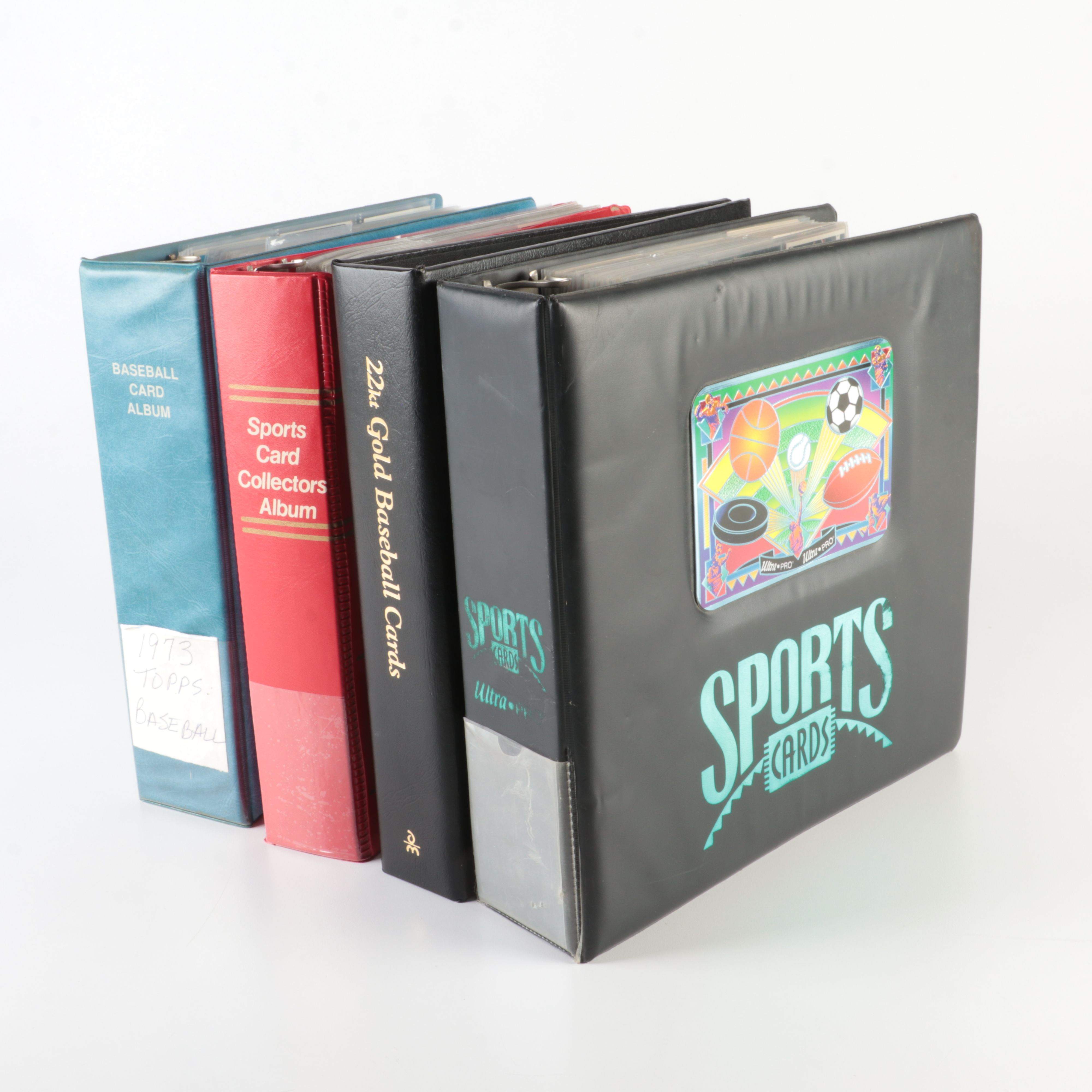 Album of Over 500 1973 Topps Baseball Cards, Basketball Cards, and More