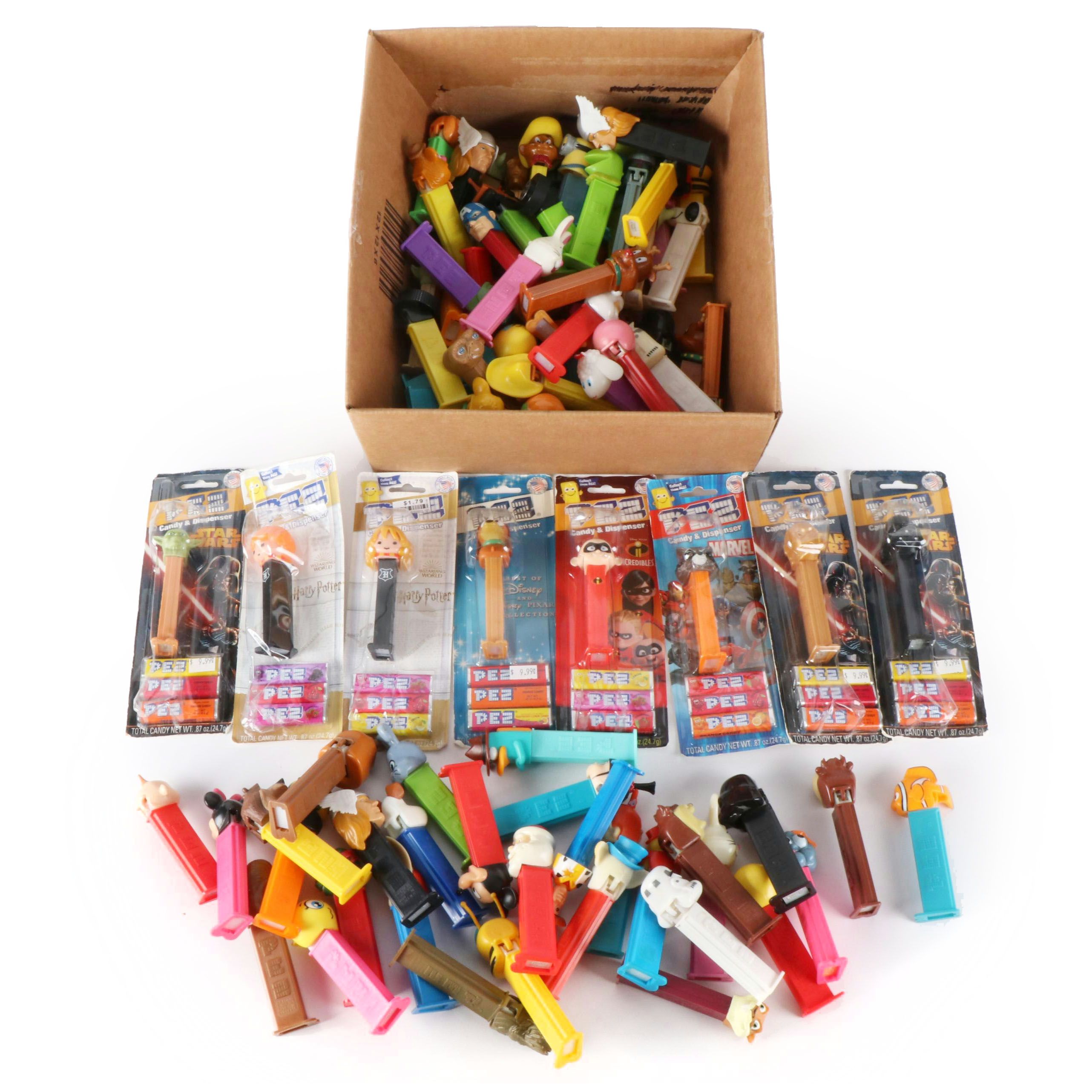 A Generous Collection of Pez Candy Dispensers