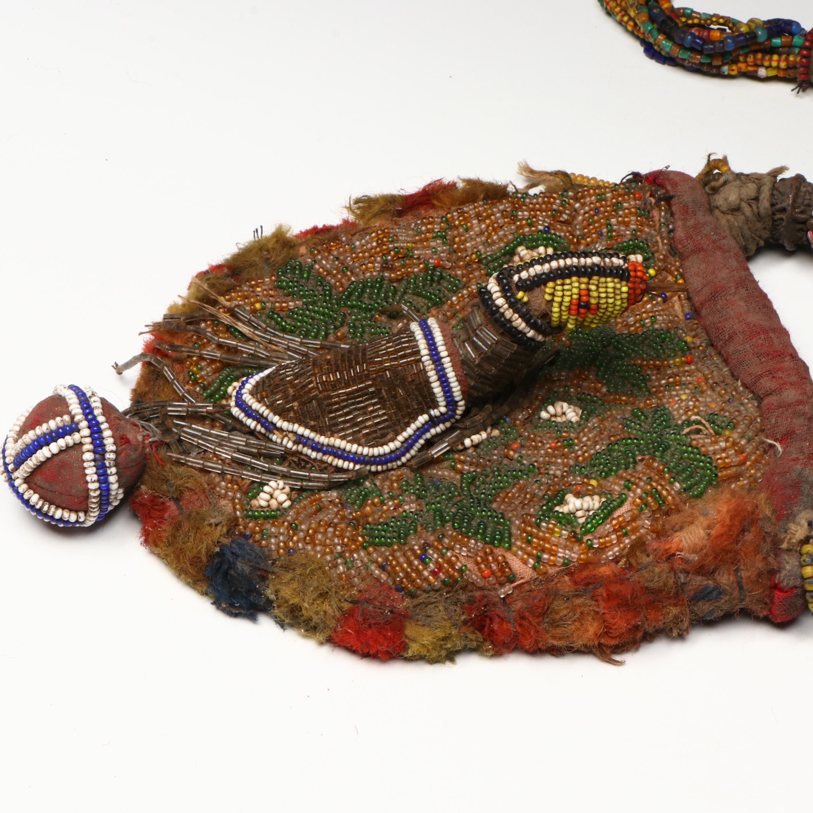 Nigerian Yoruba Diviners Beaded Necklace