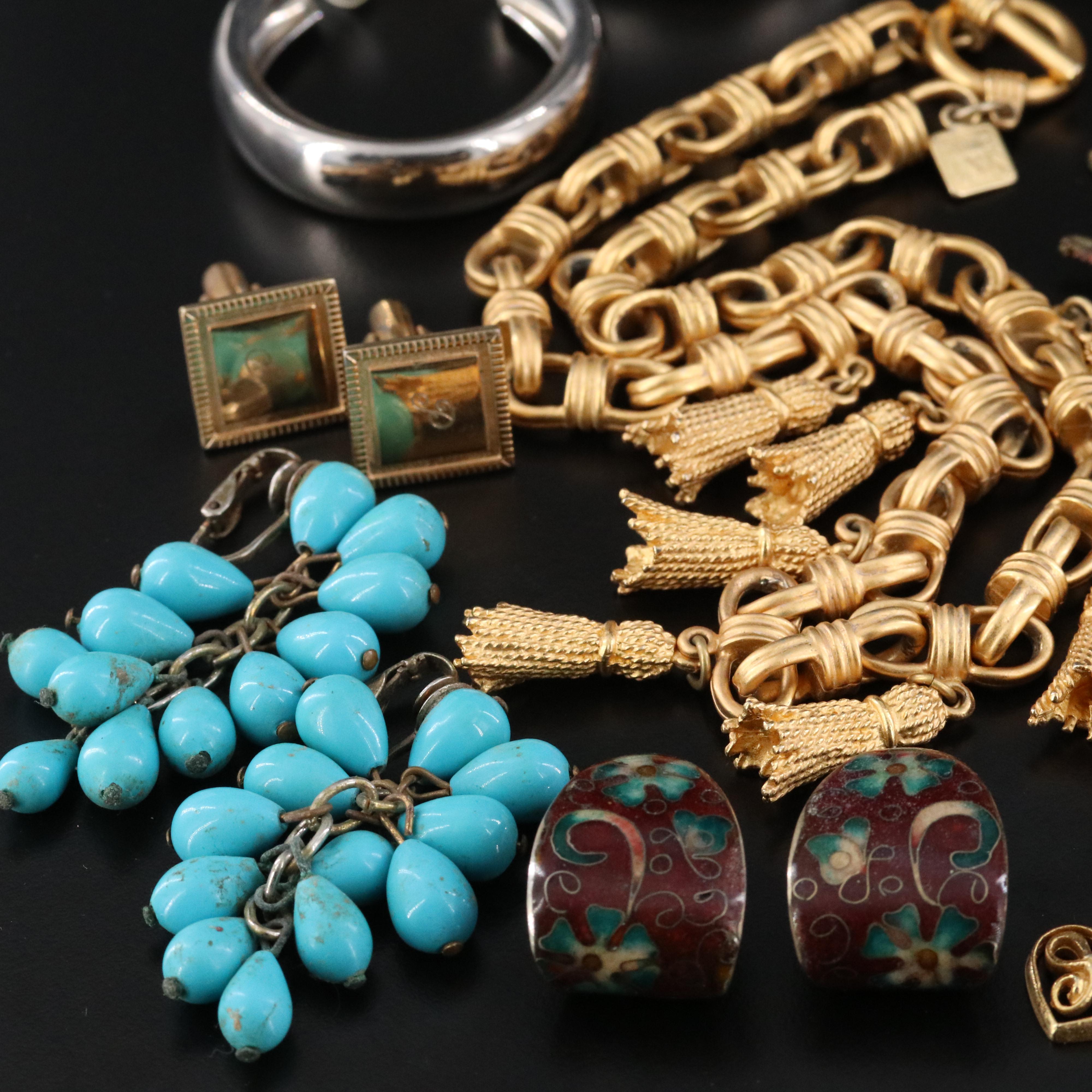 Jewelry Collection Featuring Sterling with Amber, Jasper and Glass