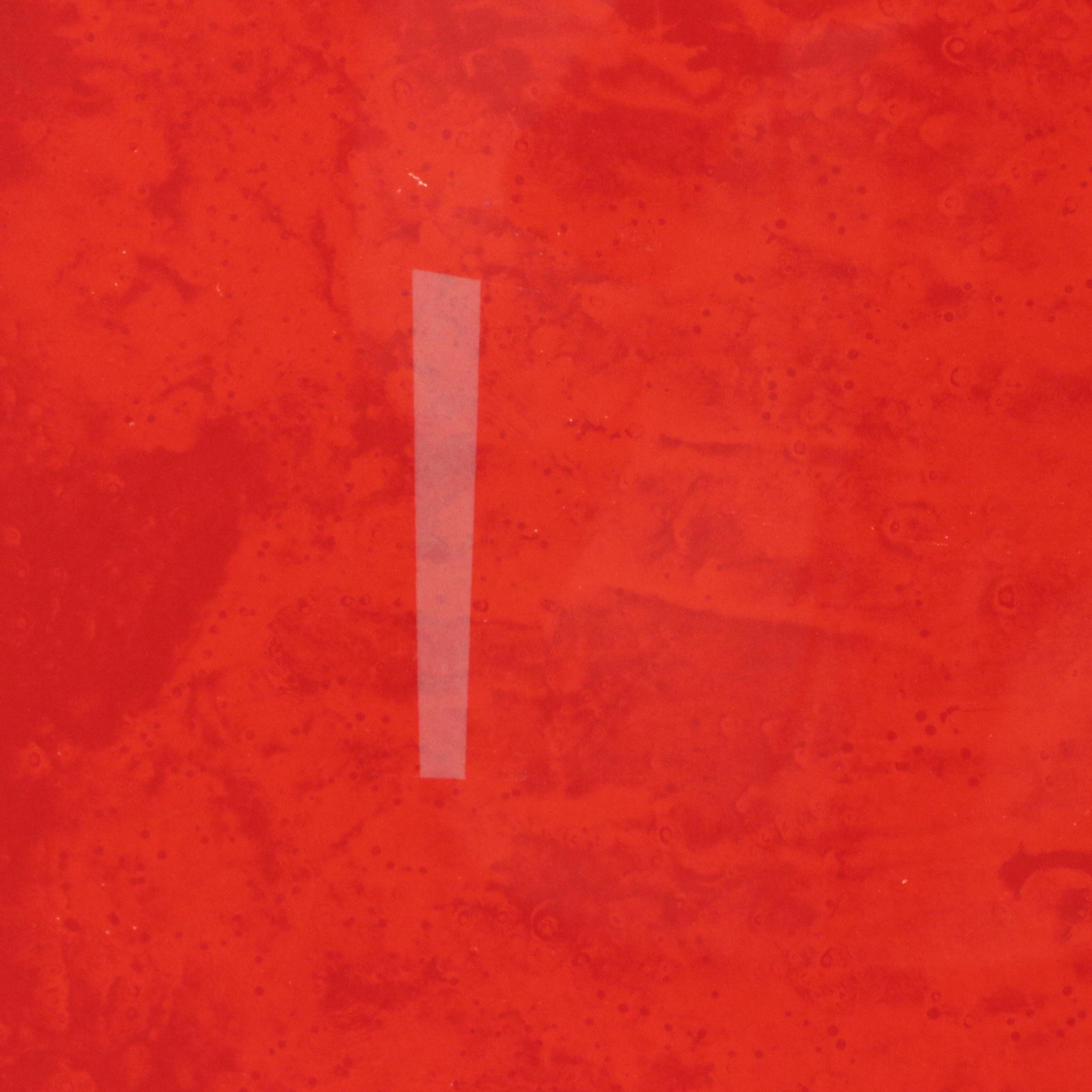 Michael A. Nushawg Abstract Lithograph in Red "The Last Dancer," 1979