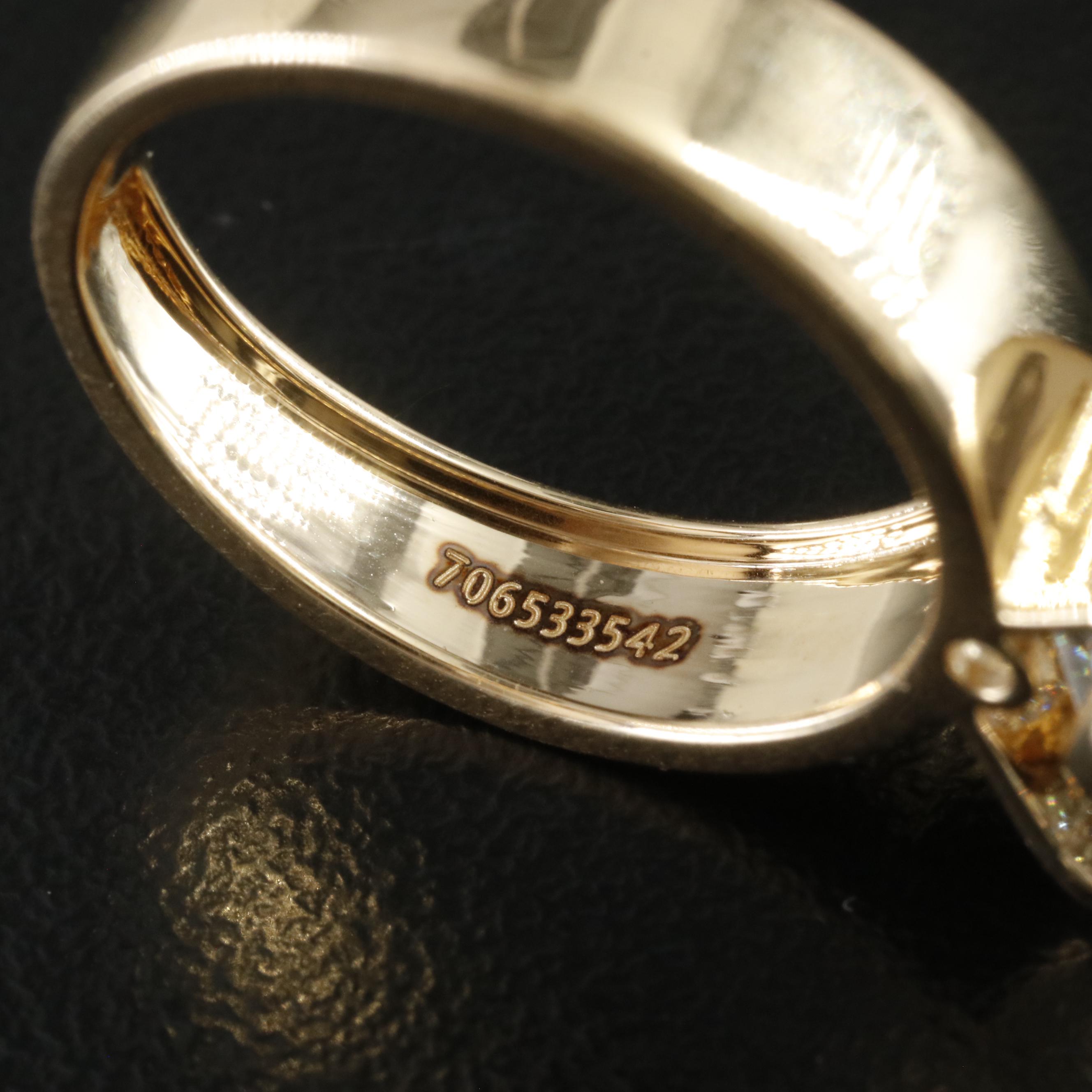 18K 4.03 CT Lab Grown Diamond Solitaire Ring with IGI Report