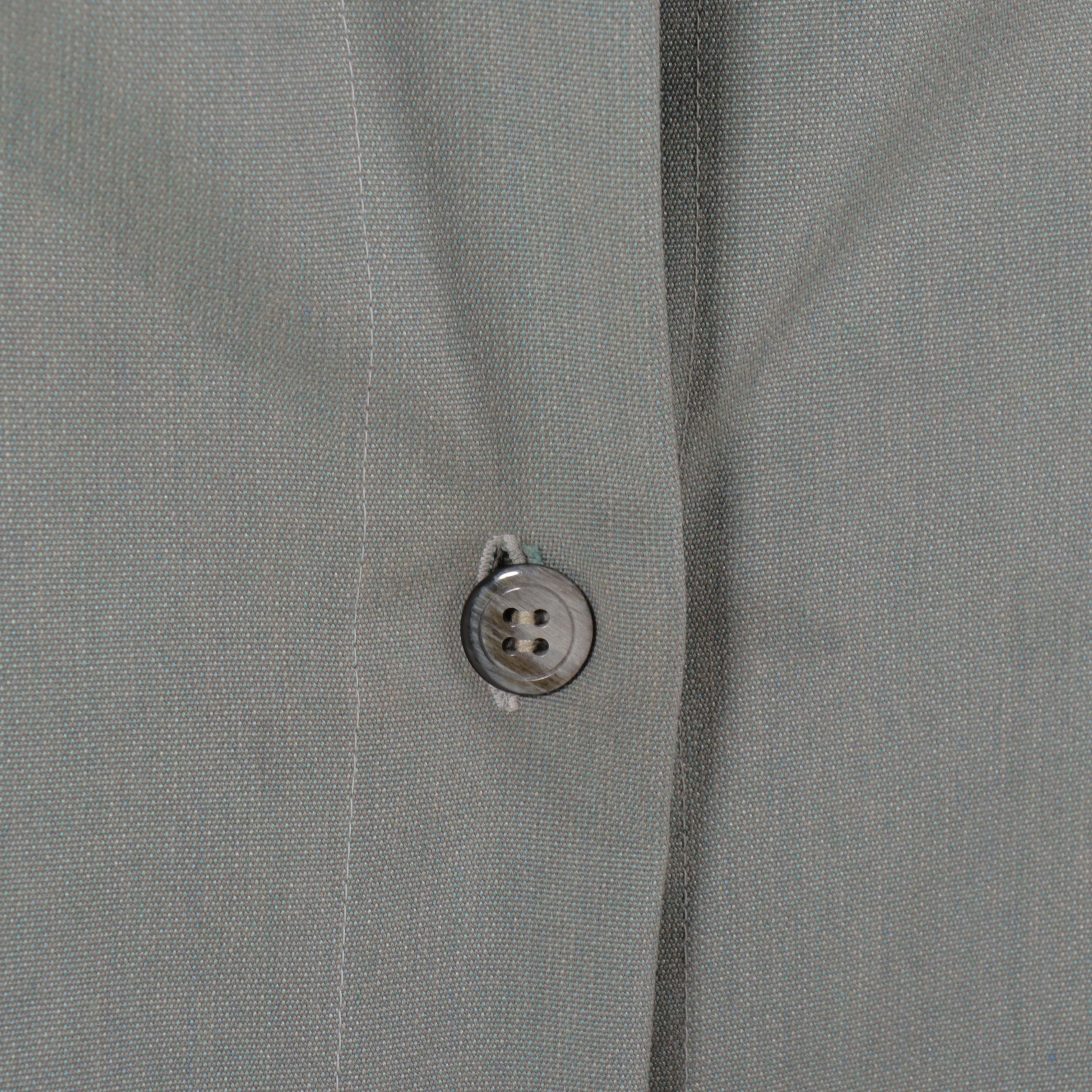 Contemporary Metal Shelf on Casters with Fabric Cover